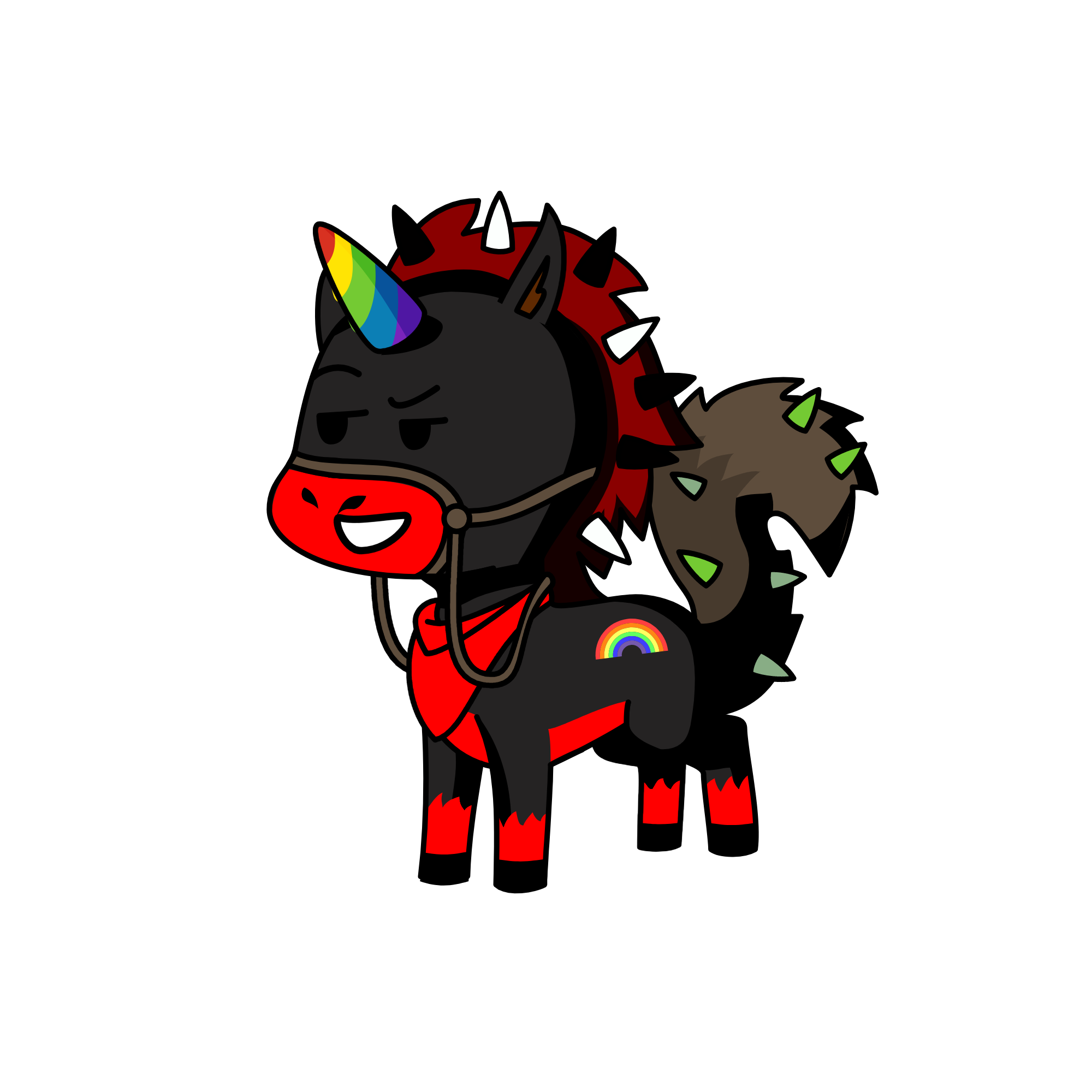 emo boy, the unicorn