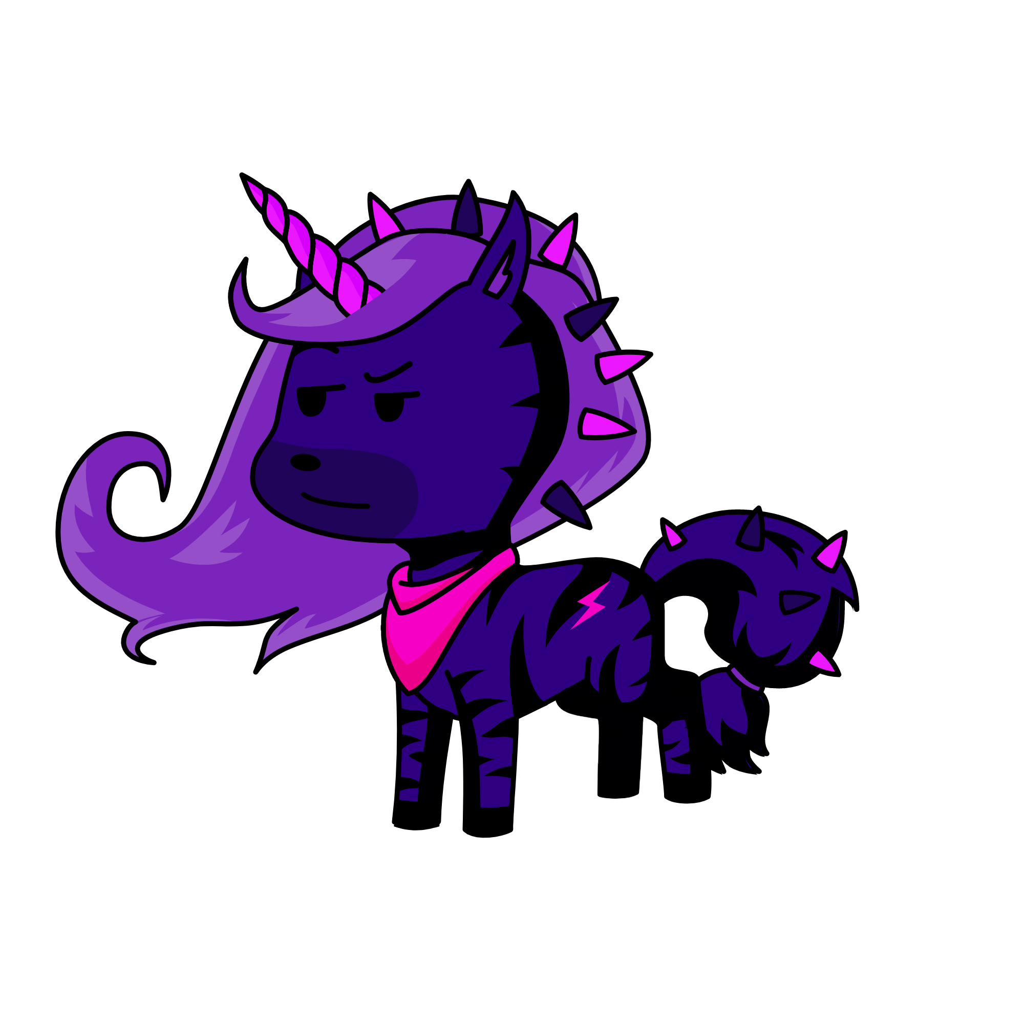 Sfenk, the unicorn