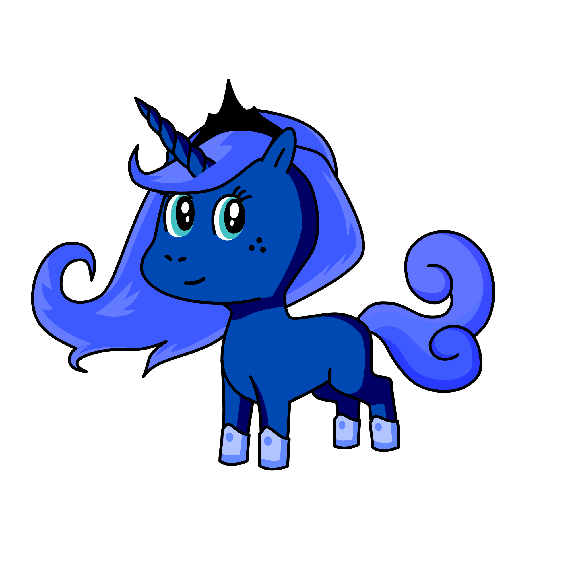 Princess Luna, the unicorn