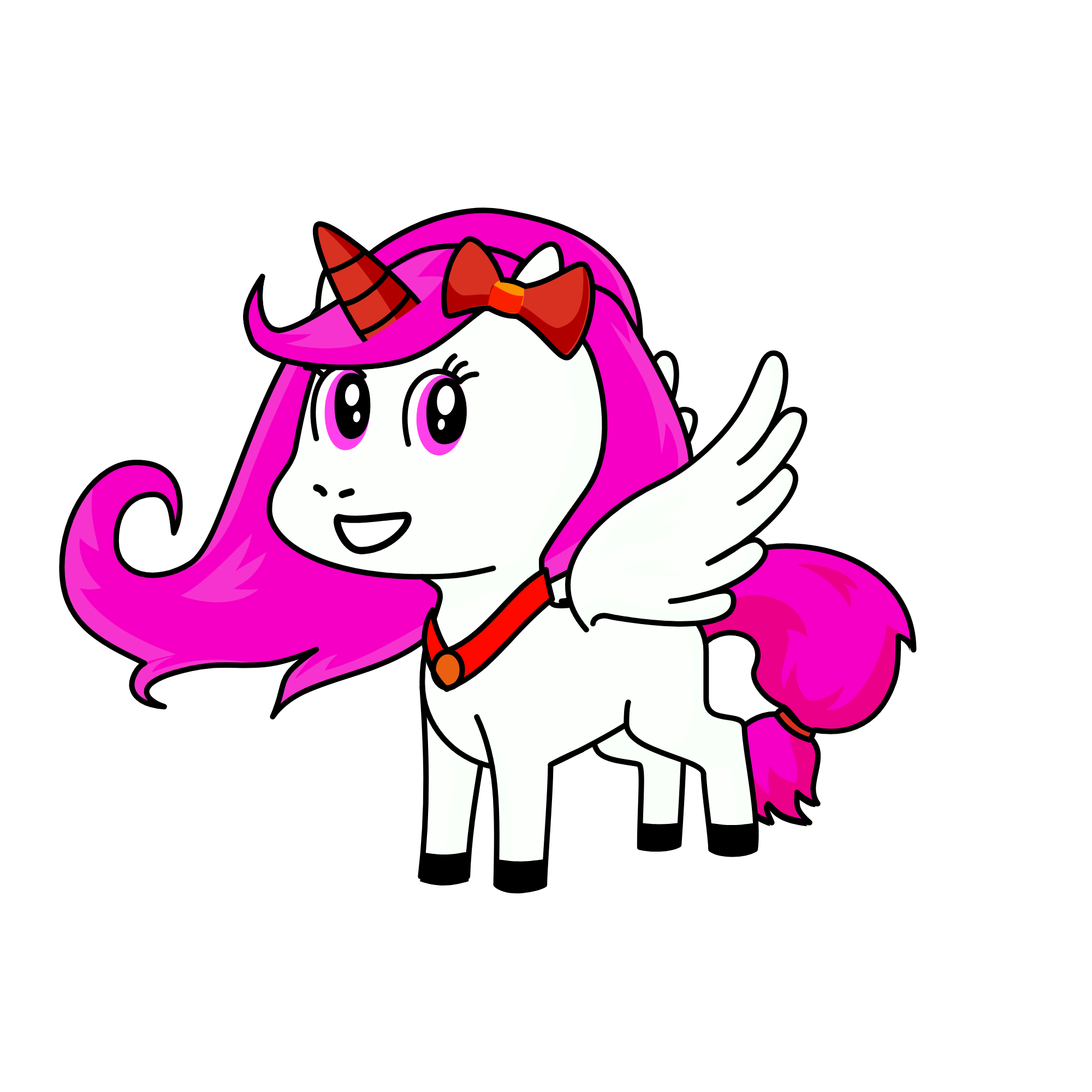 pinky pony, the unicorn