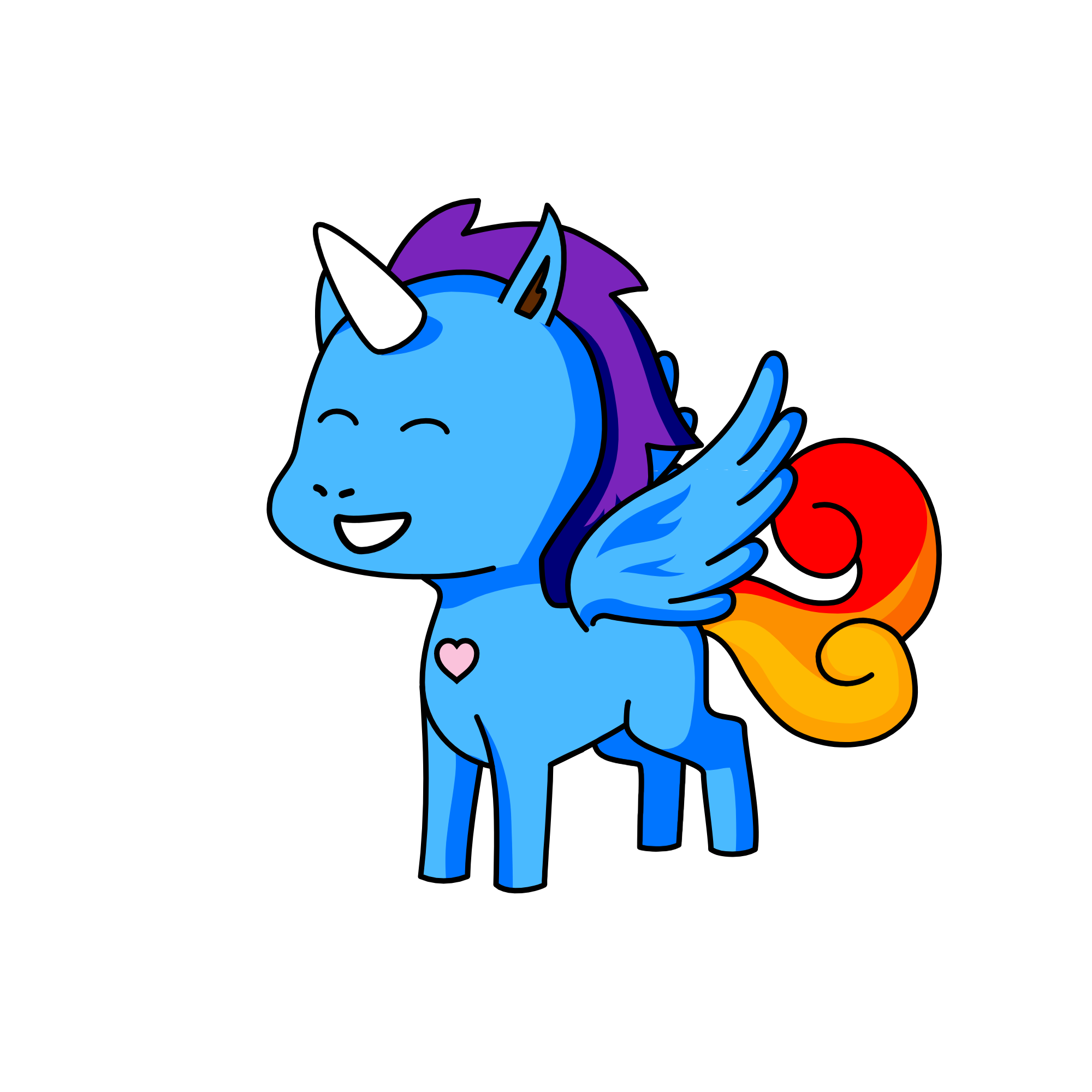 rainbowpoo, the unicorn