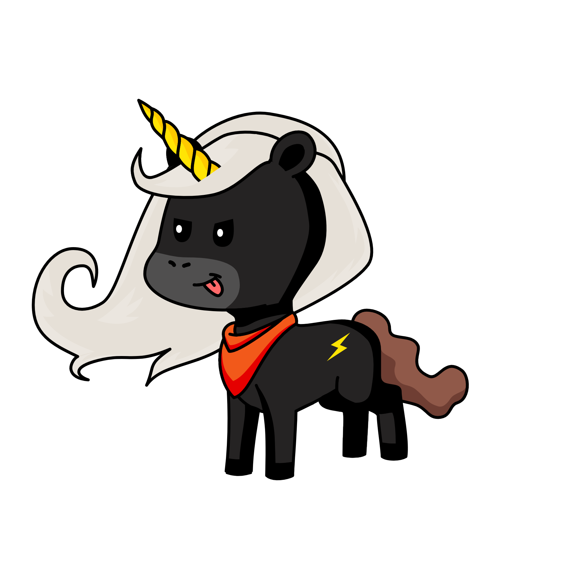 scary, the unicorn