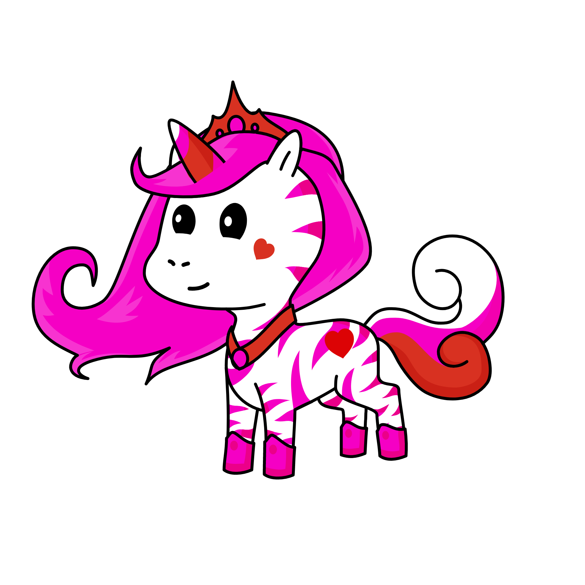rose, the unicorn
