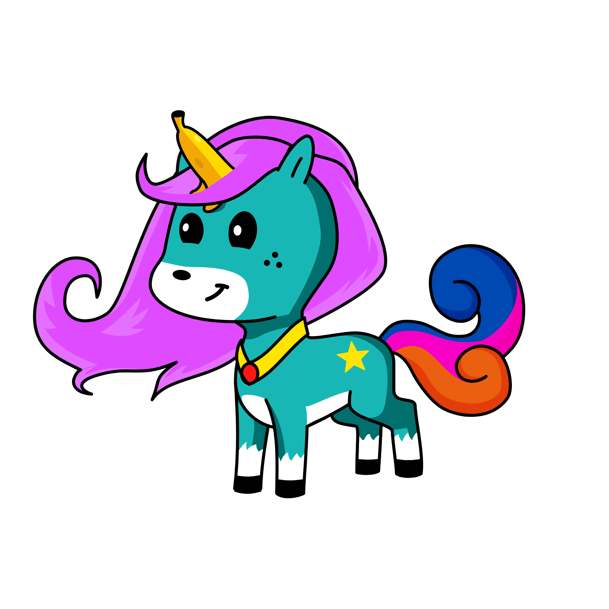 Study Lover Unicorn, the unicorn