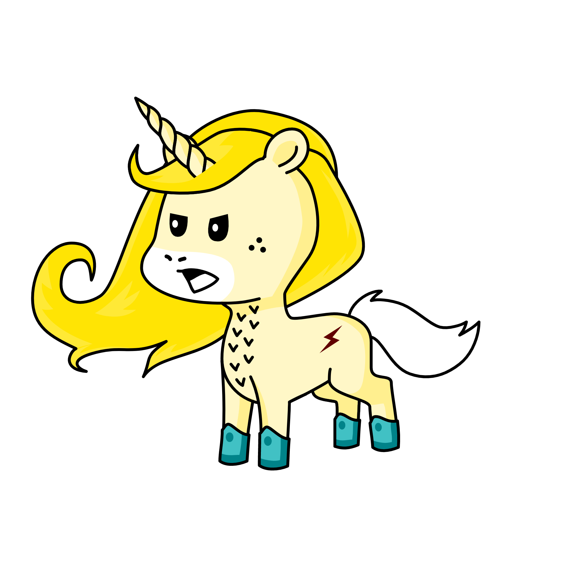 AJ, the unicorn