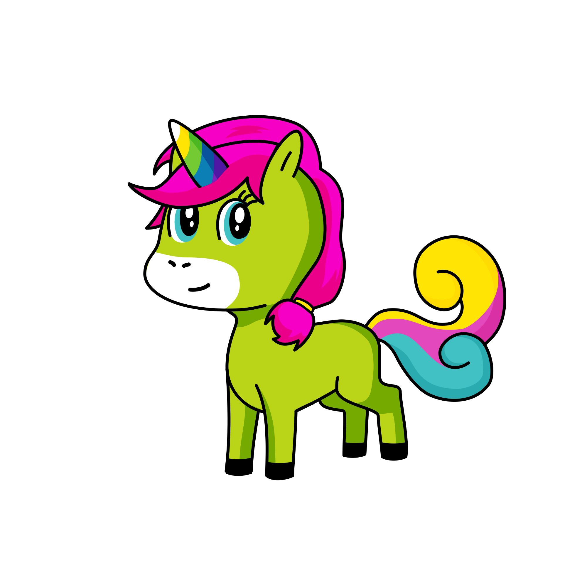 tina, the unicorn