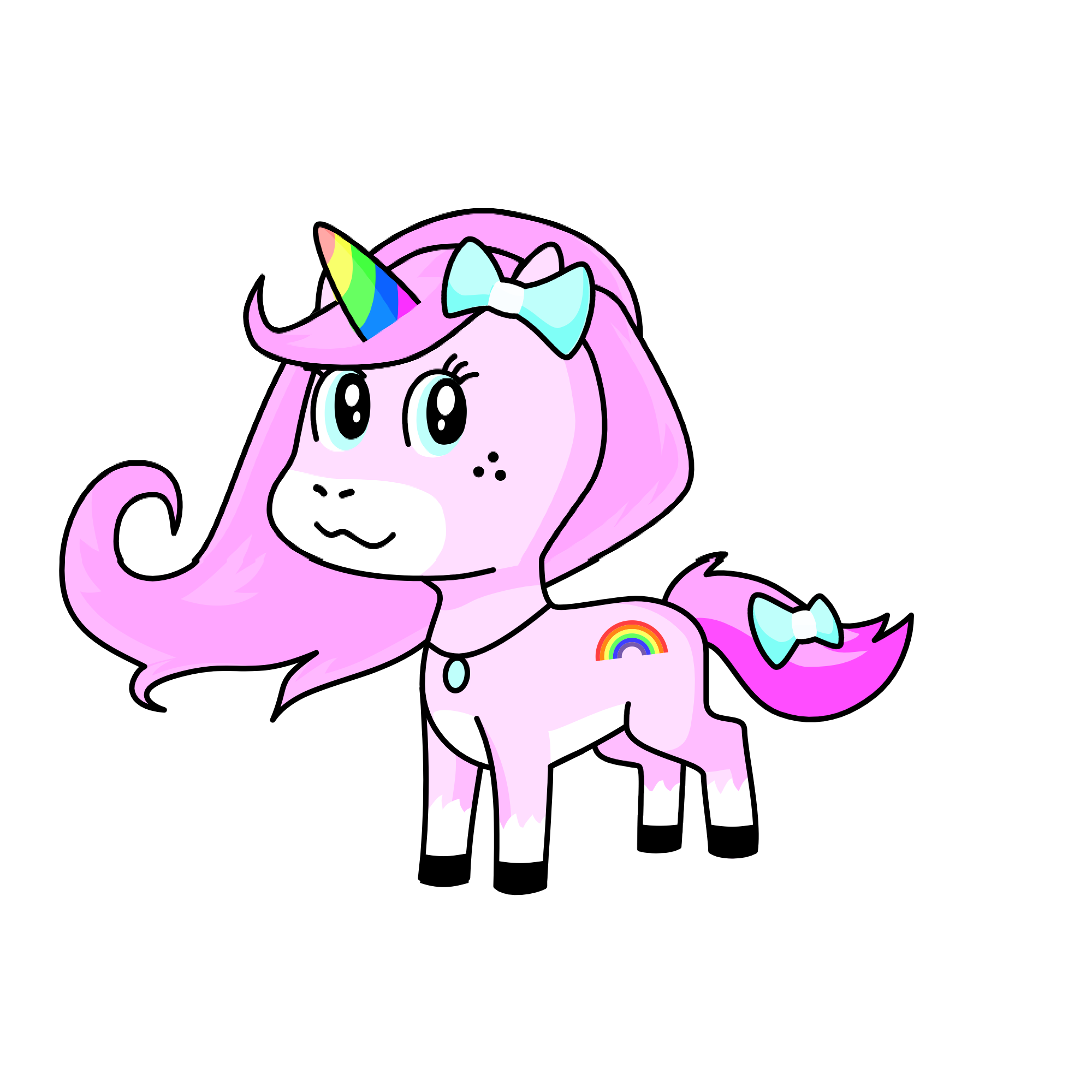 Fluffy, the unicorn