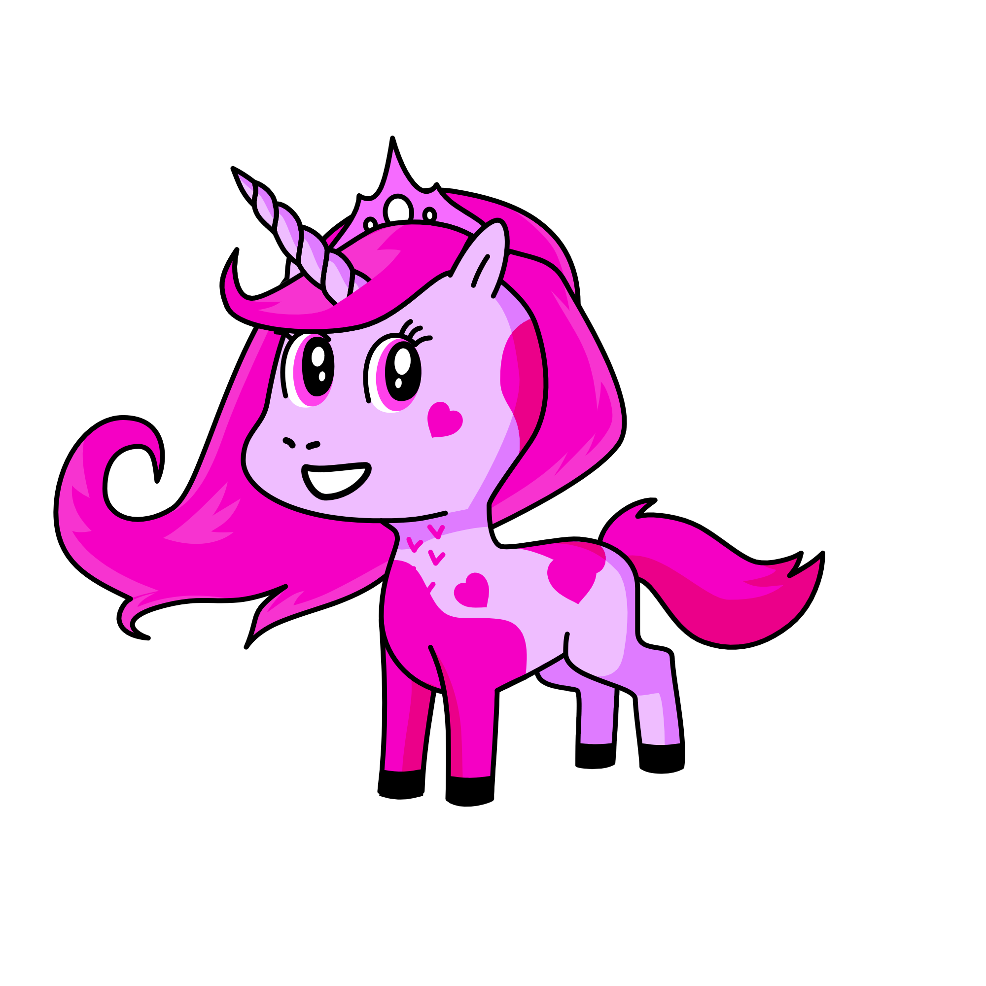 pinky 💕, the unicorn