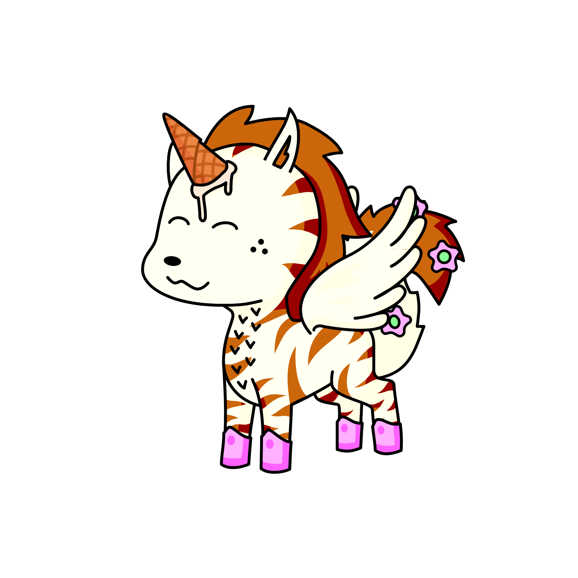 Vanilla, the unicorn