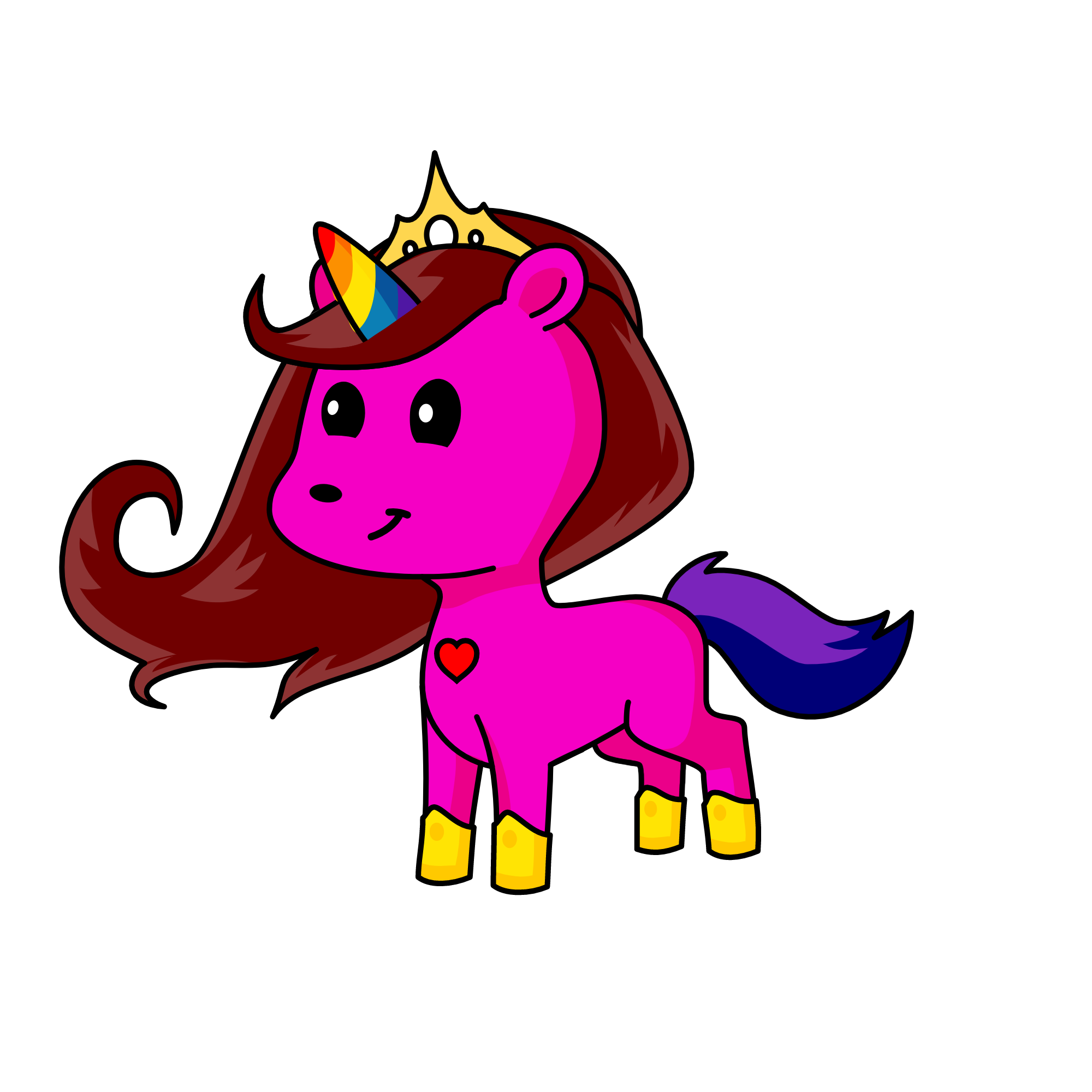 Sky queen, the unicorn