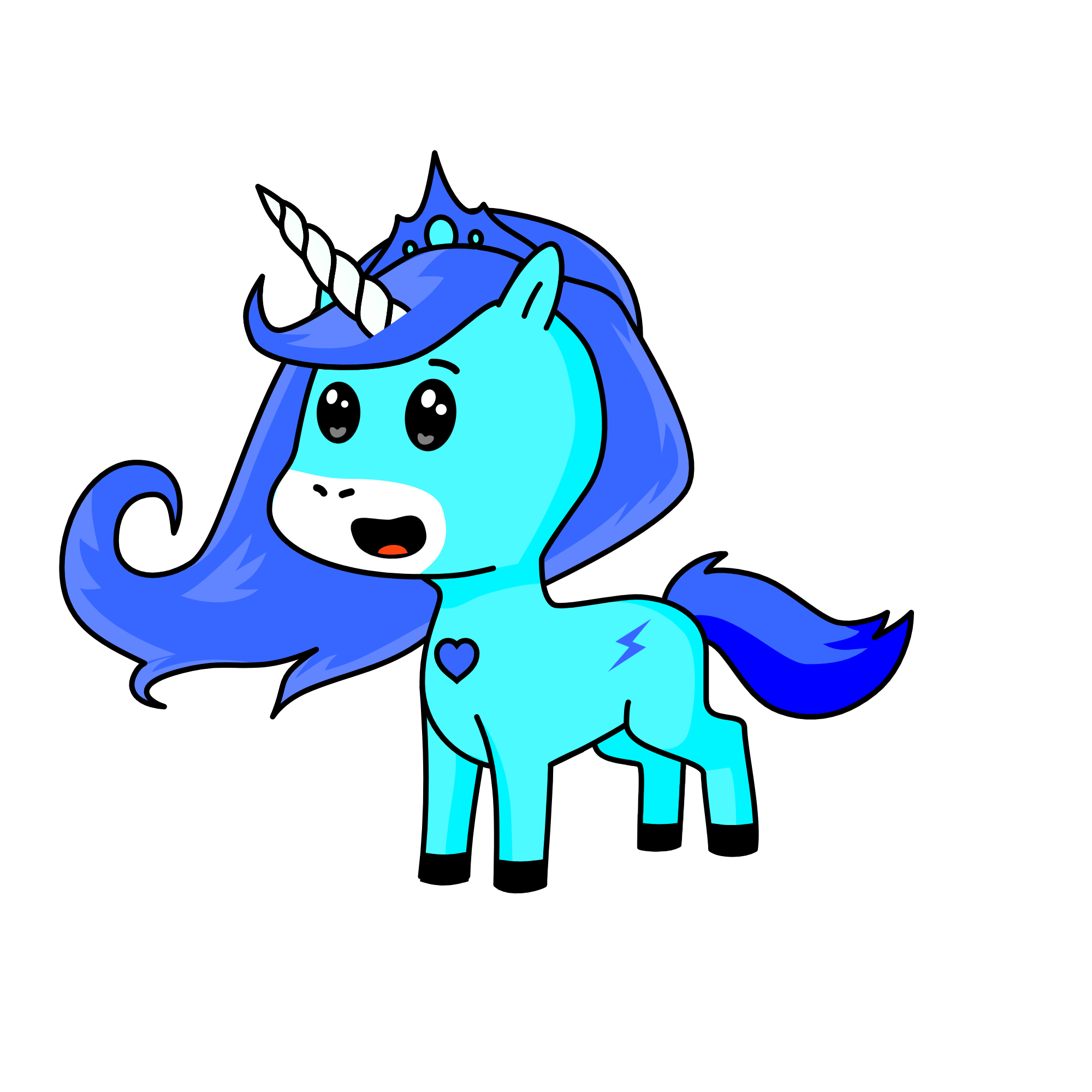 Snowy, the unicorn