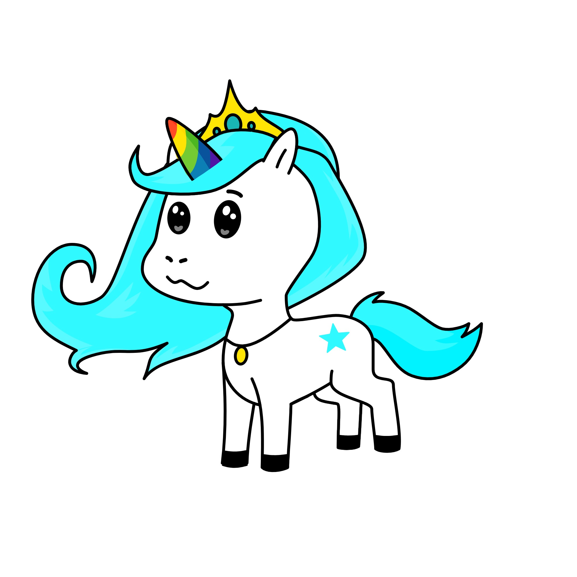 moon, the unicorn