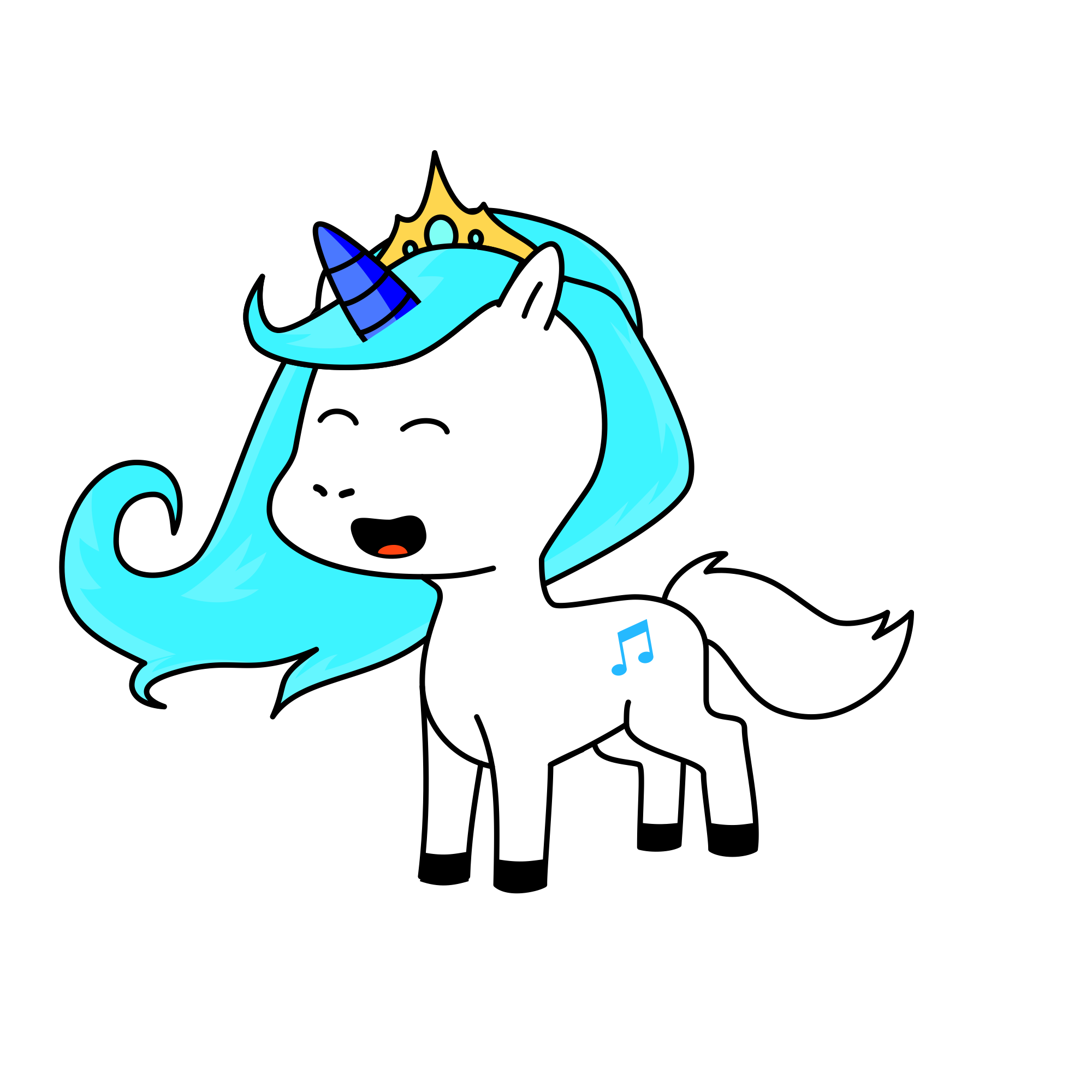 Ice, the unicorn