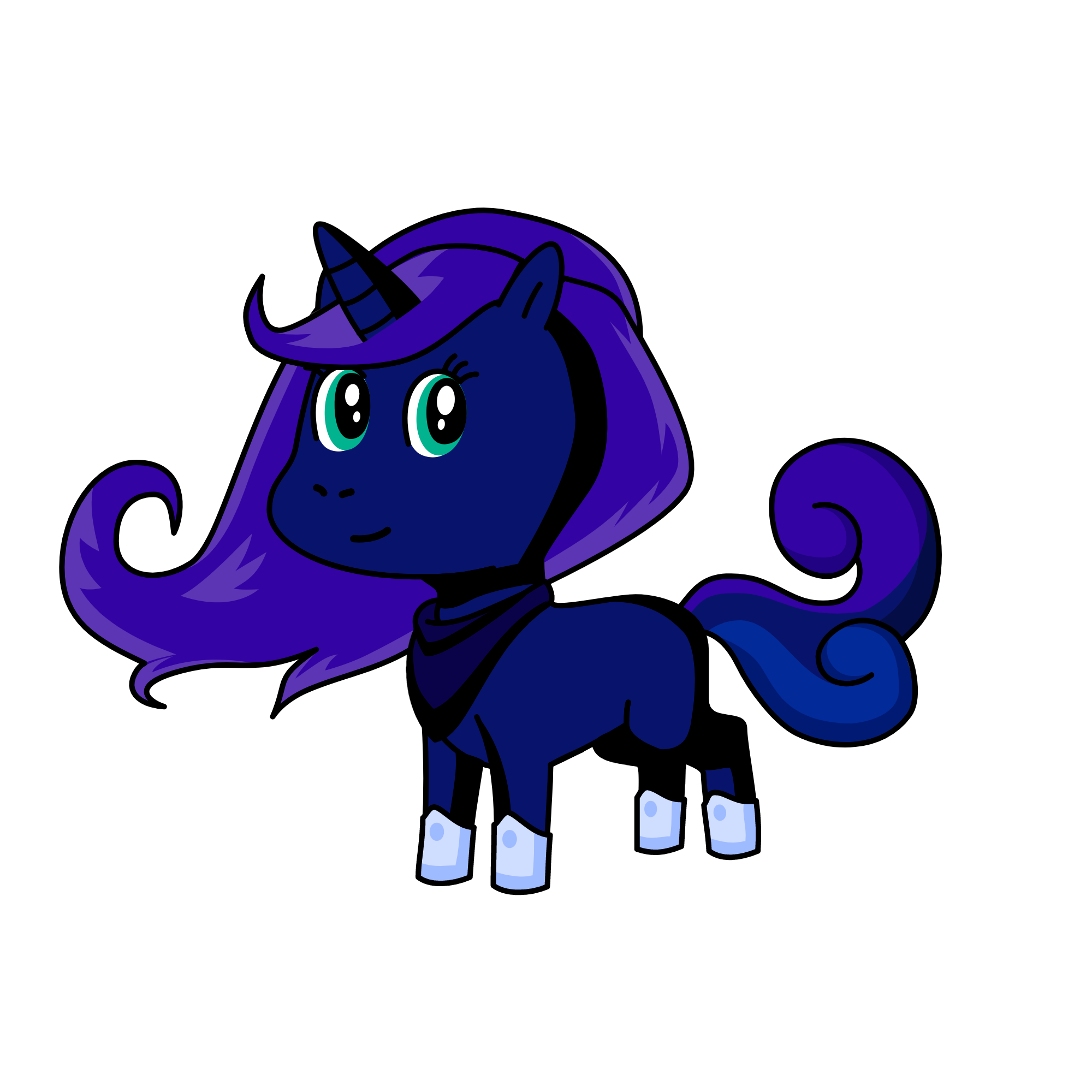 Luna, the unicorn