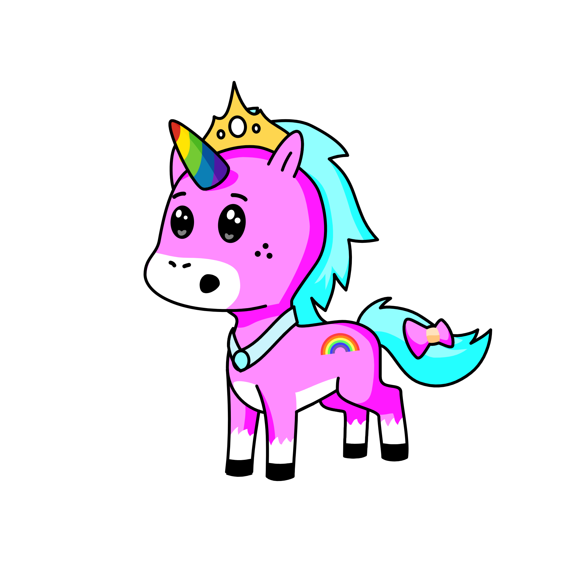 Melyna, the unicorn