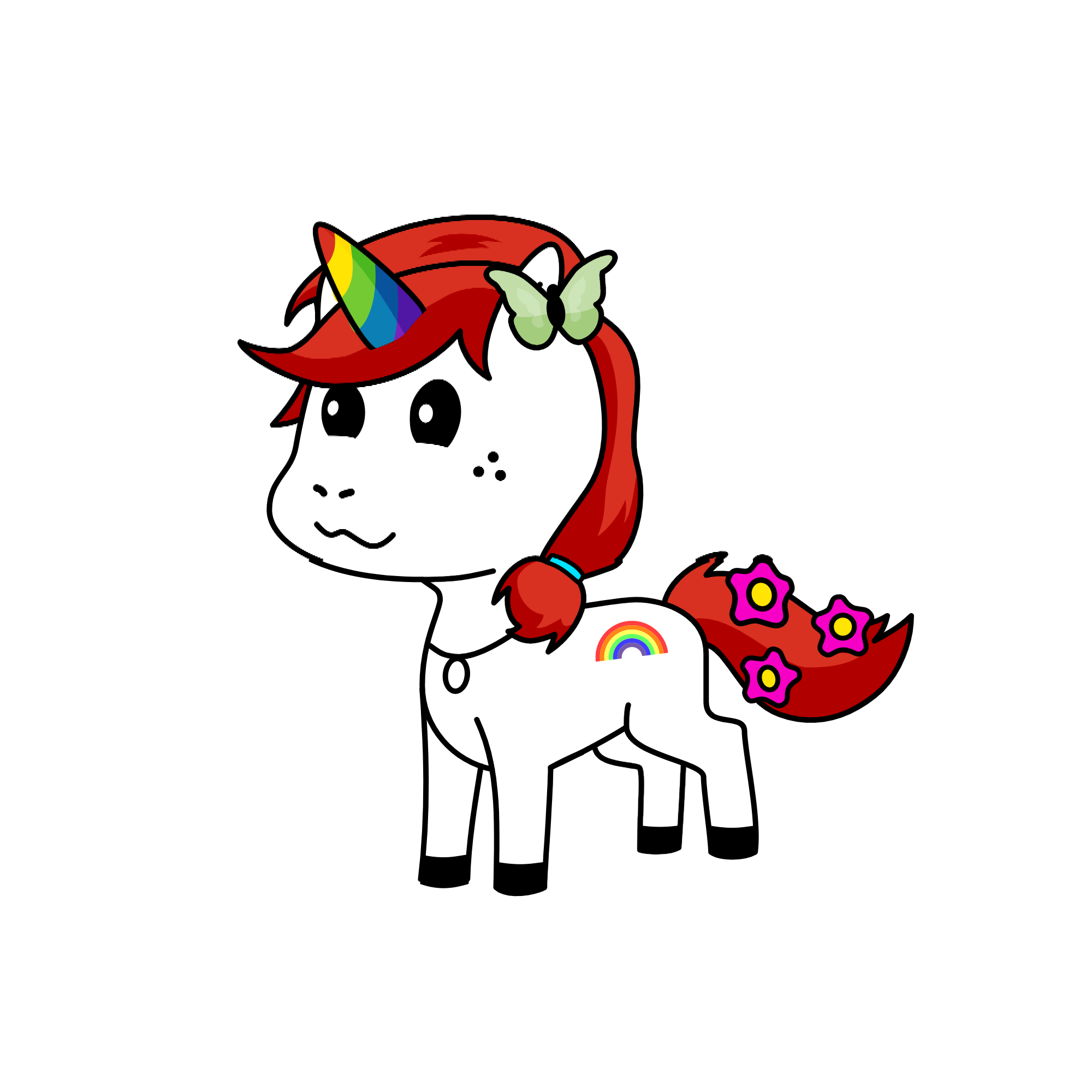 Miki lovesly, the unicorn
