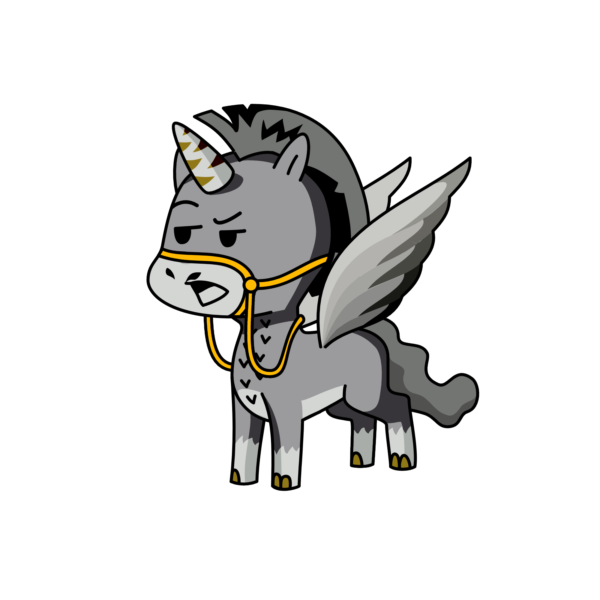 Hawkie, the unicorn