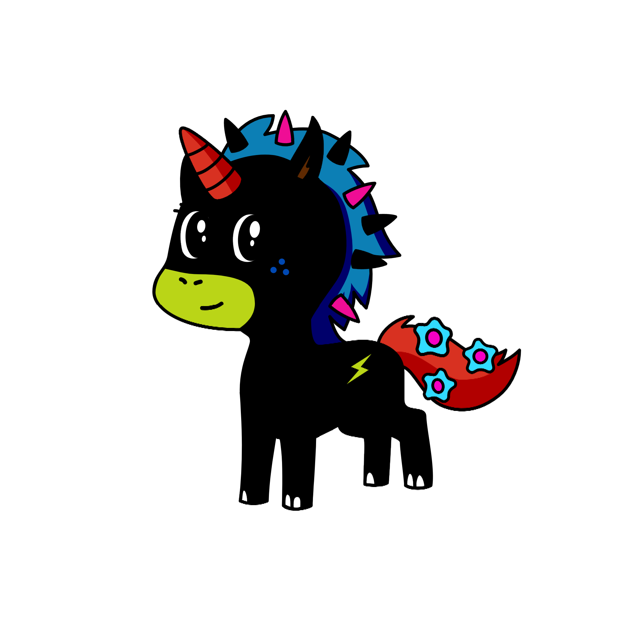 Obgvicxzwekqwtgyhujwerfhlh, the unicorn