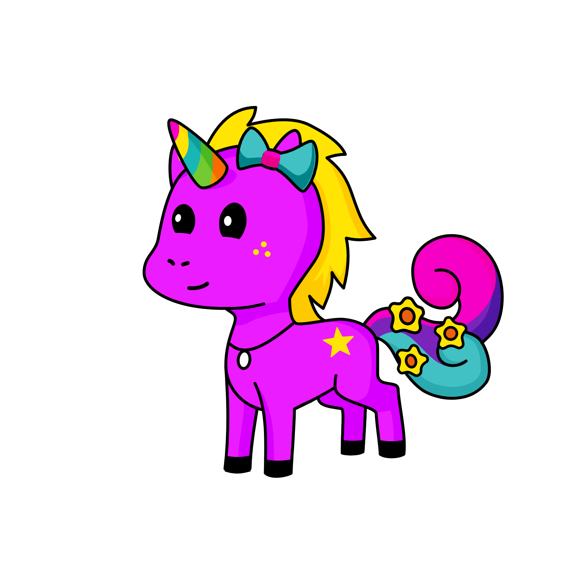 estrelli uni, the unicorn