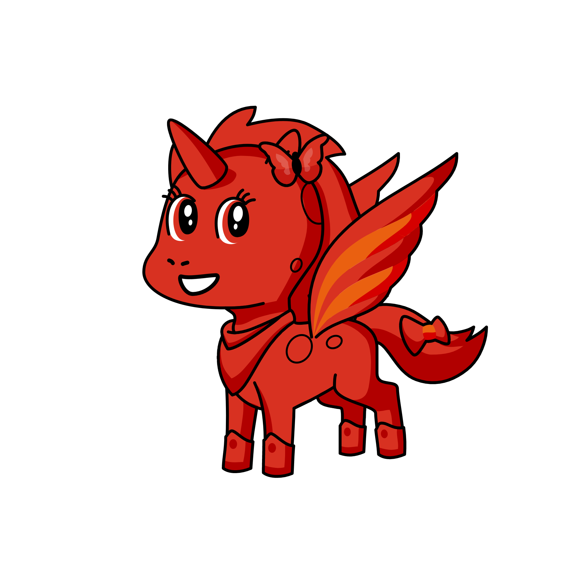 Red Person, the unicorn