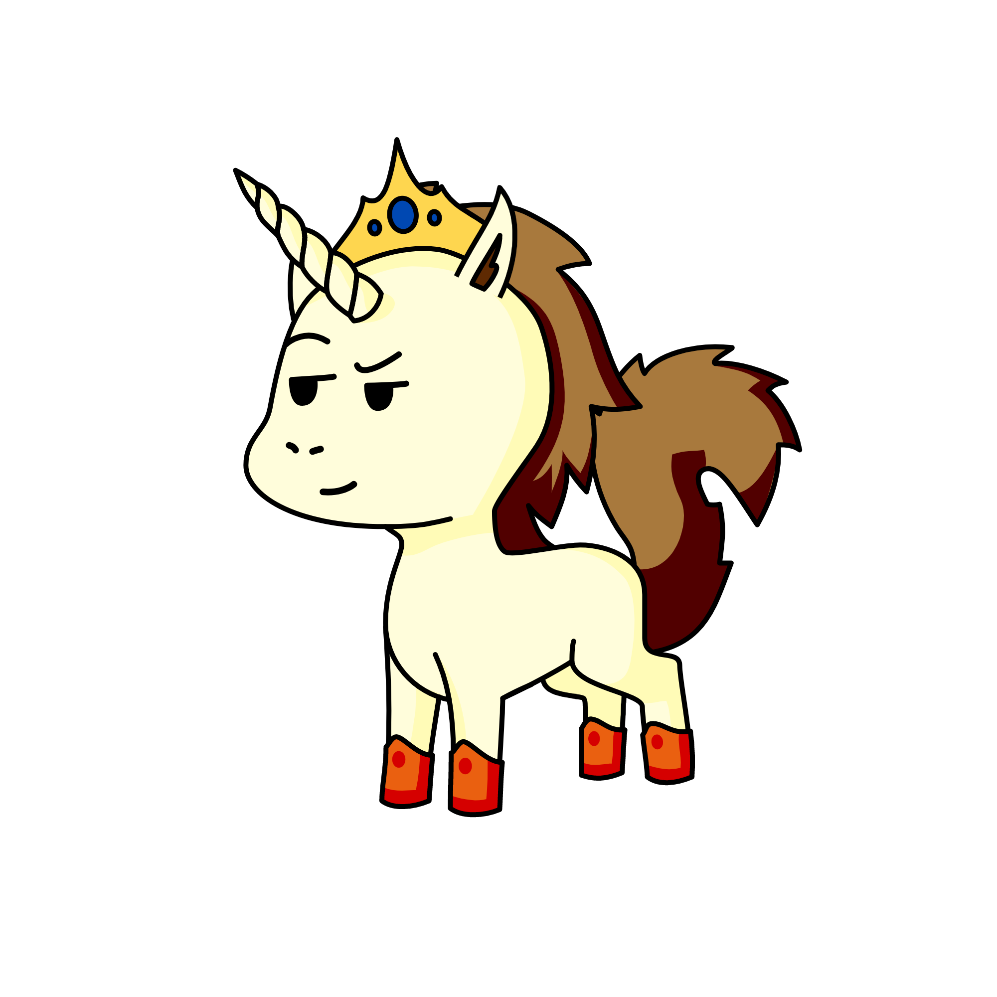 Landon , the unicorn
