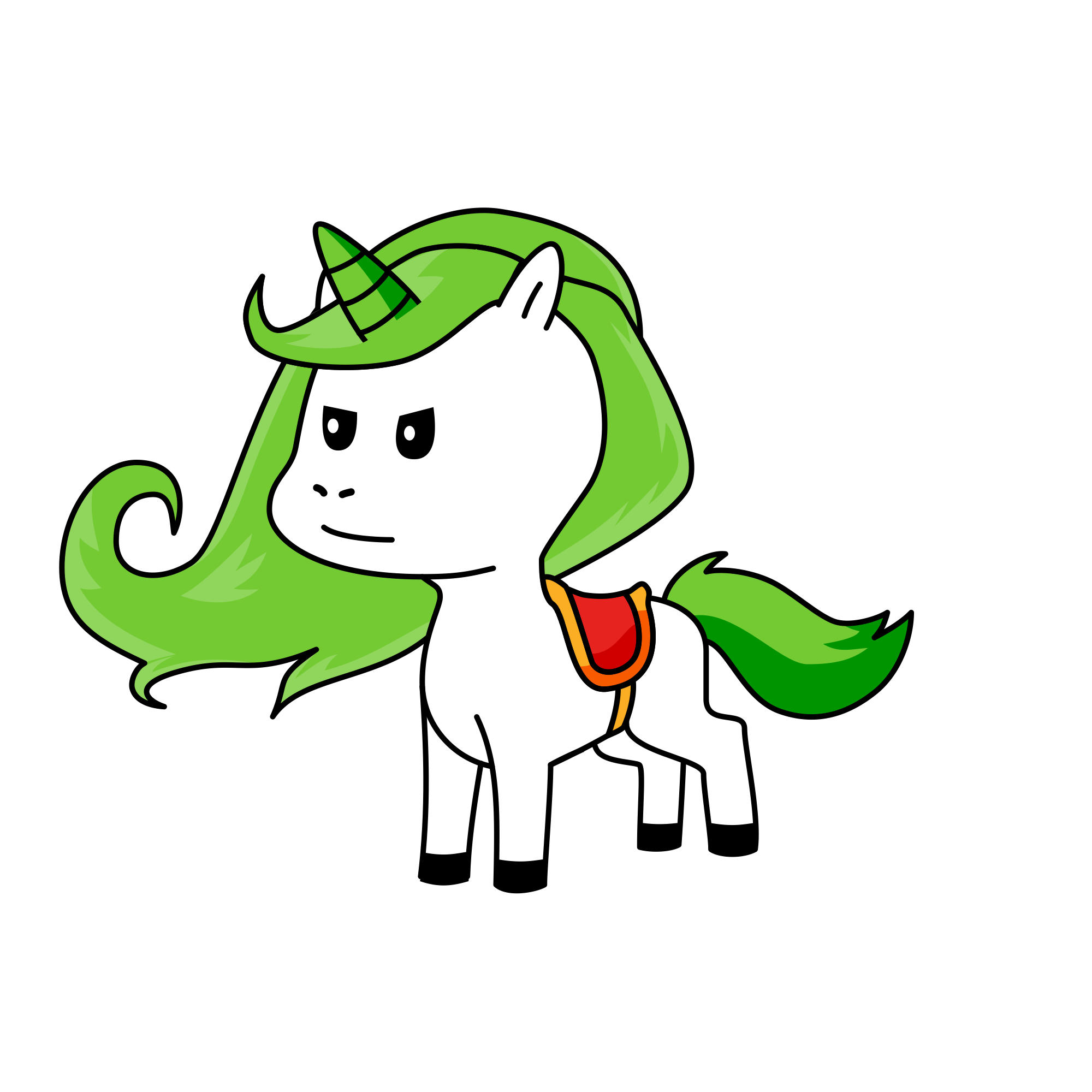Lucky, the unicorn