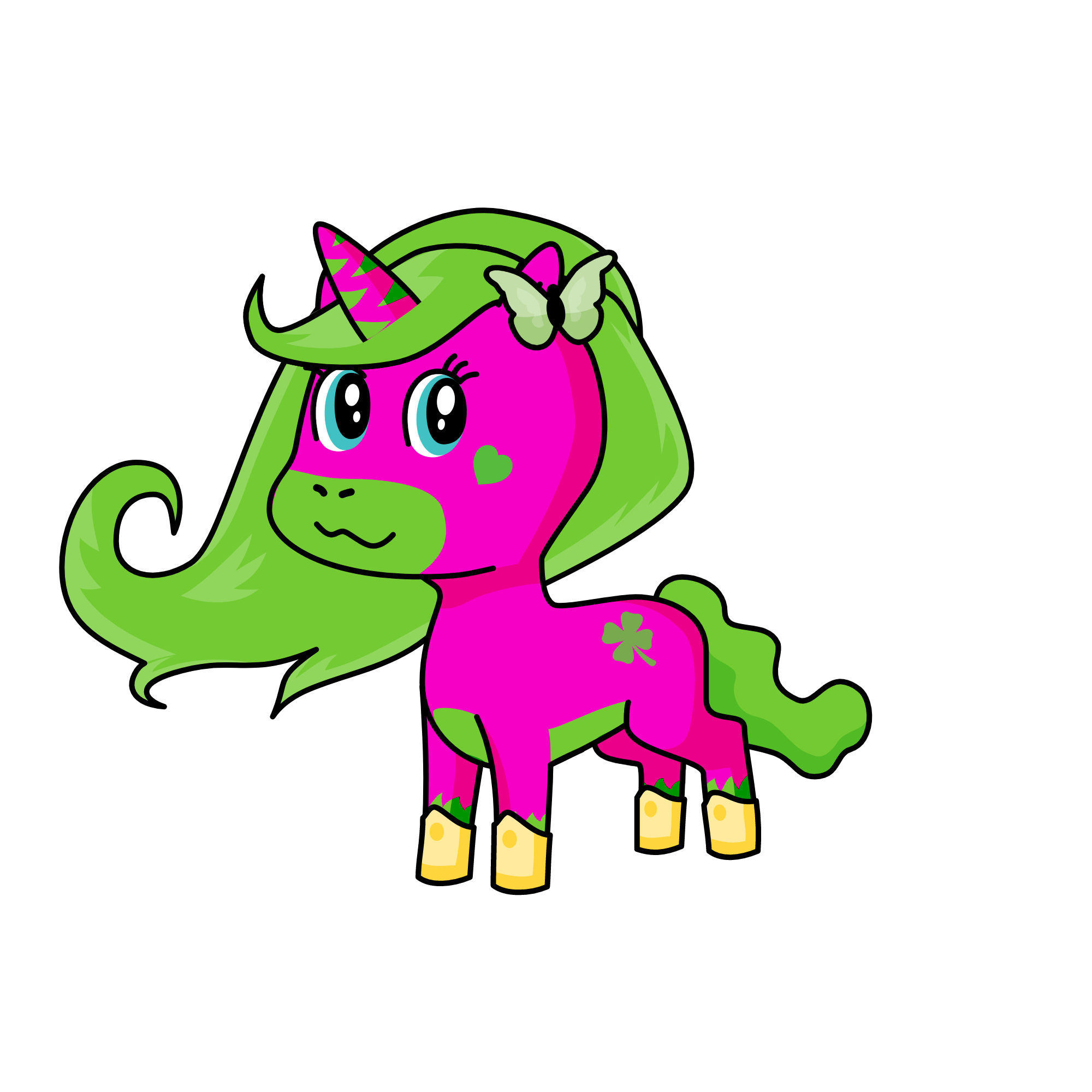 Lucky Lucy, the unicorn
