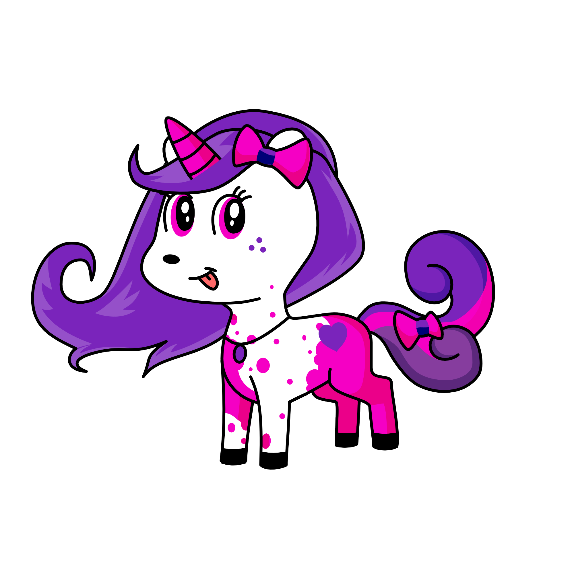 rose, the unicorn