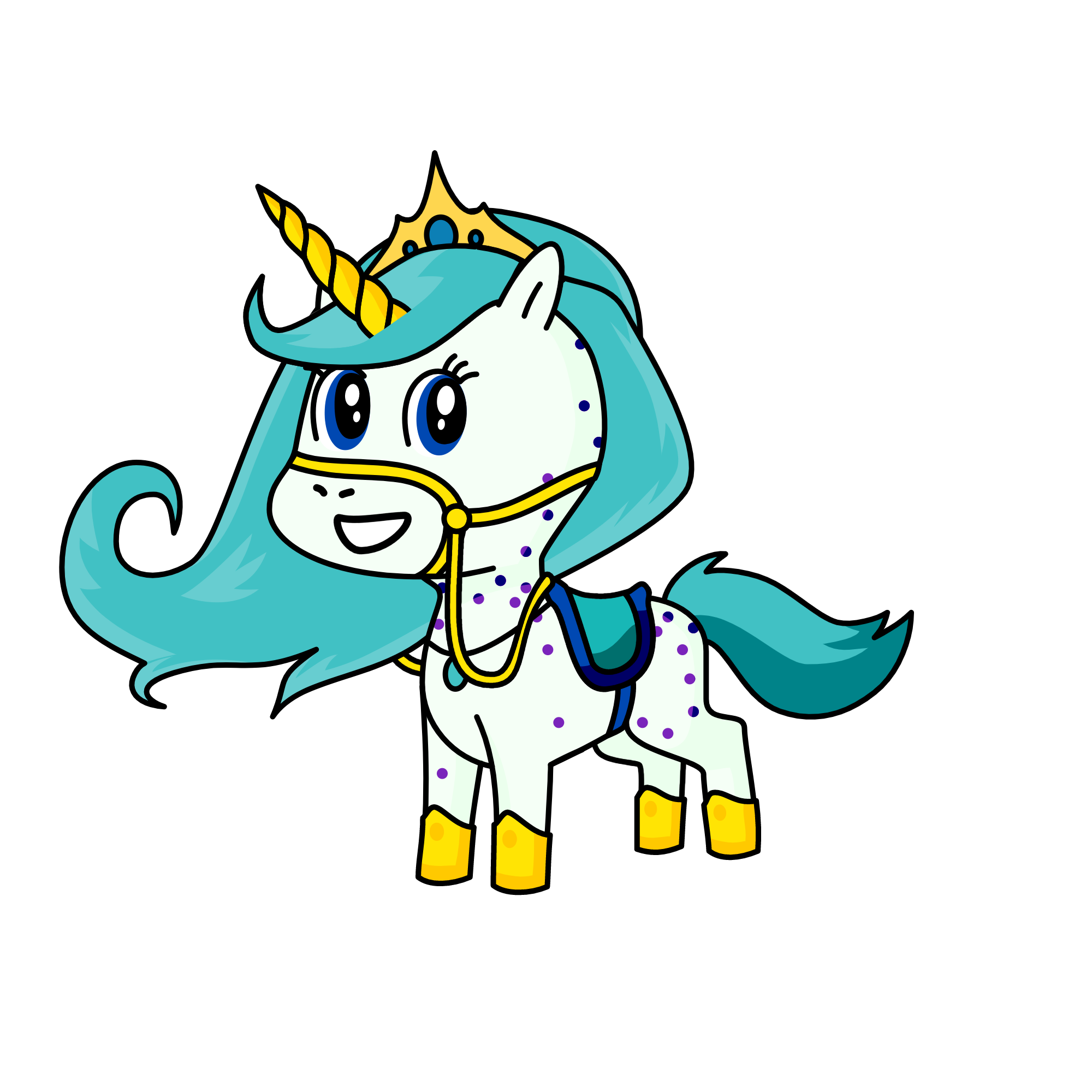 Saphire, the unicorn