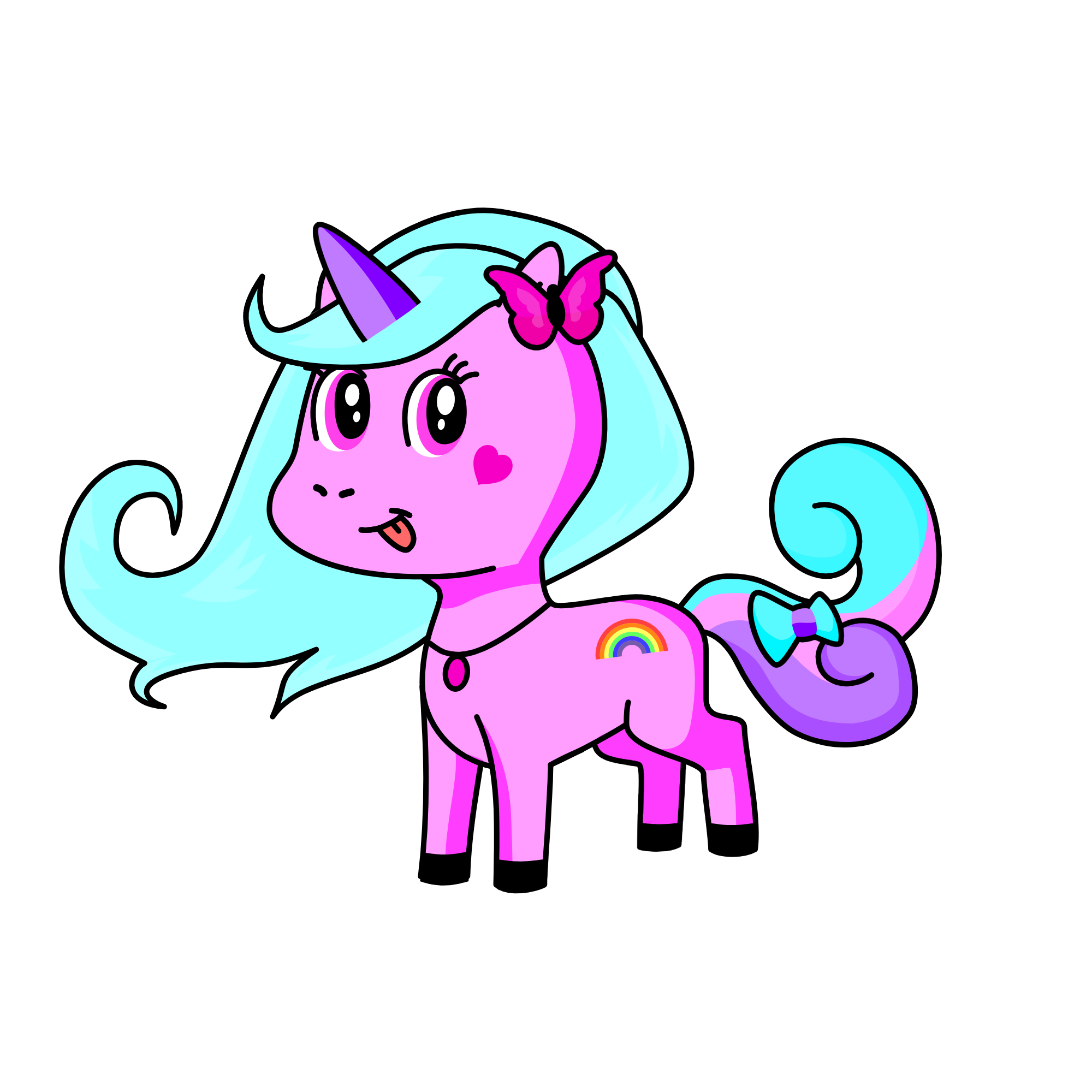 Crystal, the unicorn