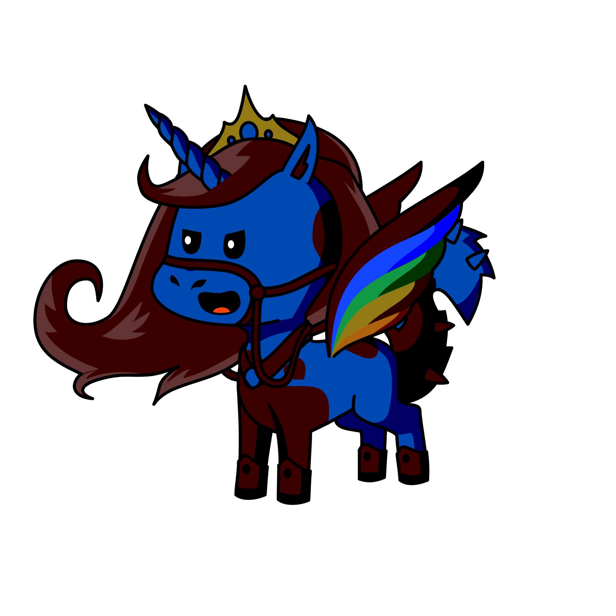Darkness and Sadness, the unicorn
