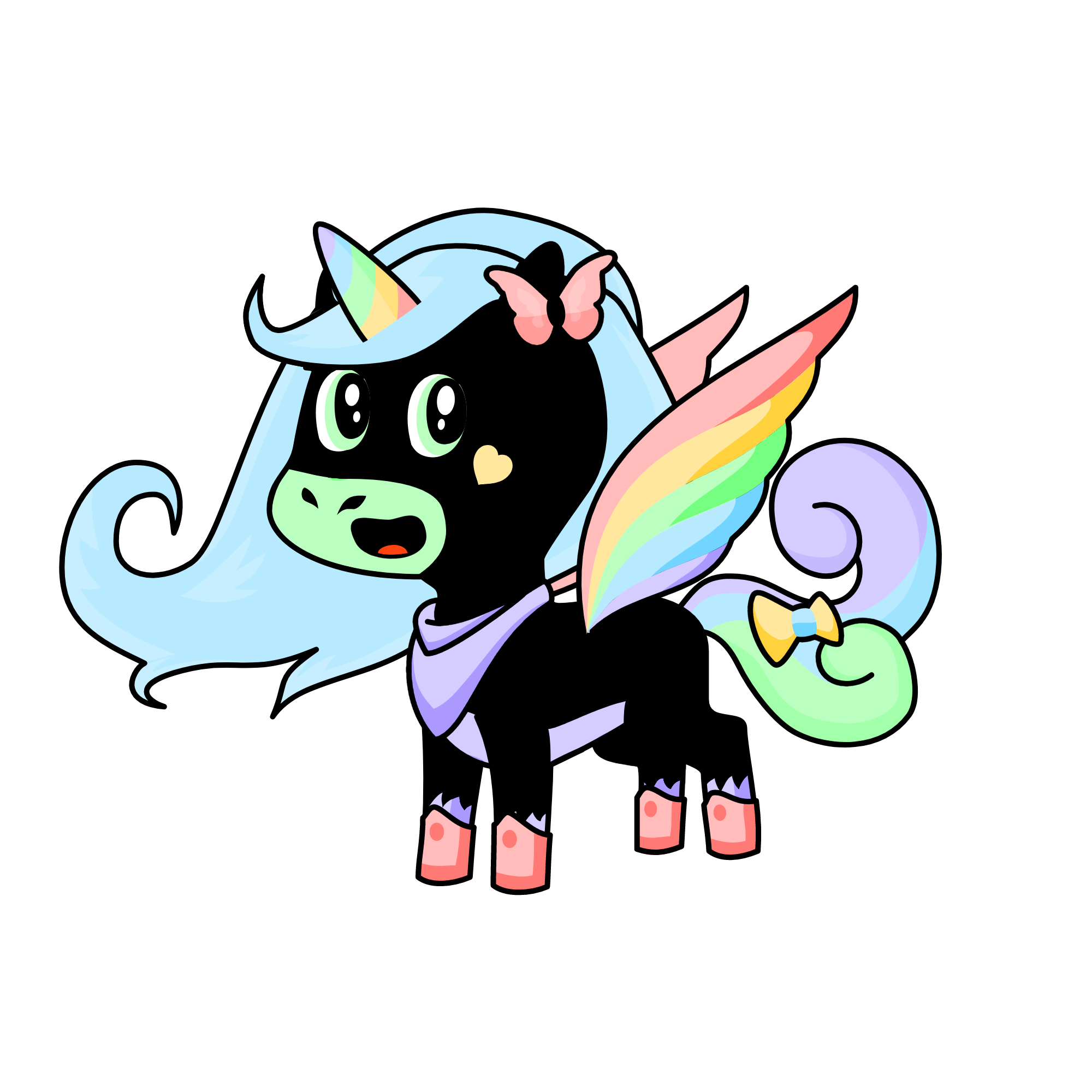 Pastelle, the unicorn