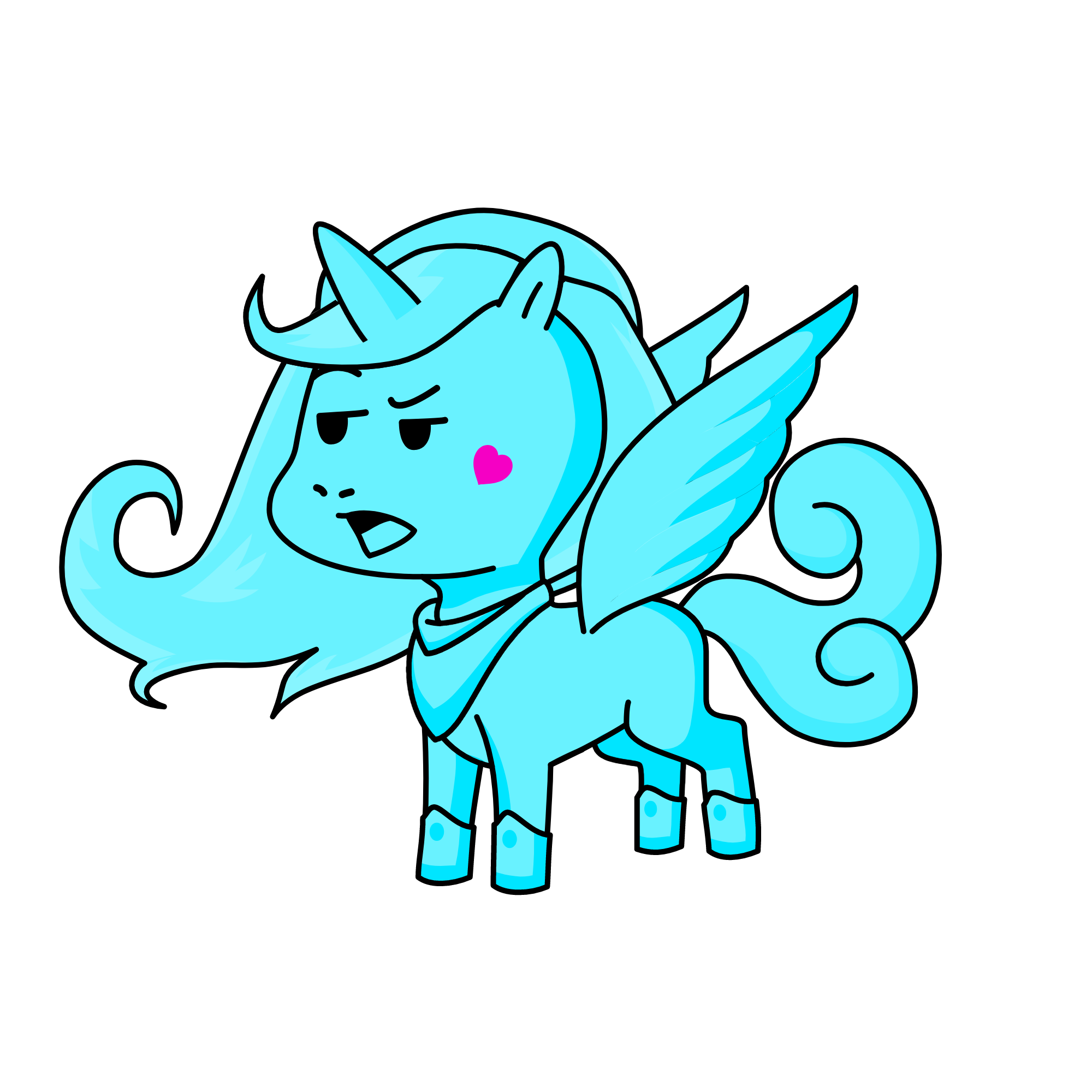 Bag, the unicorn