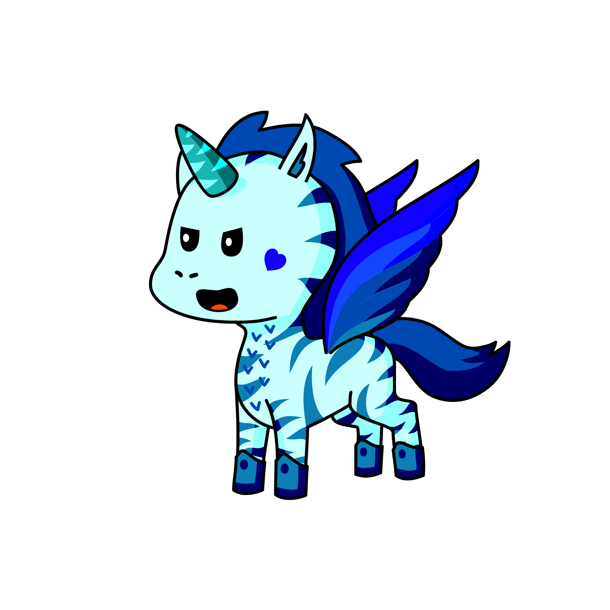 Riptide, the unicorn