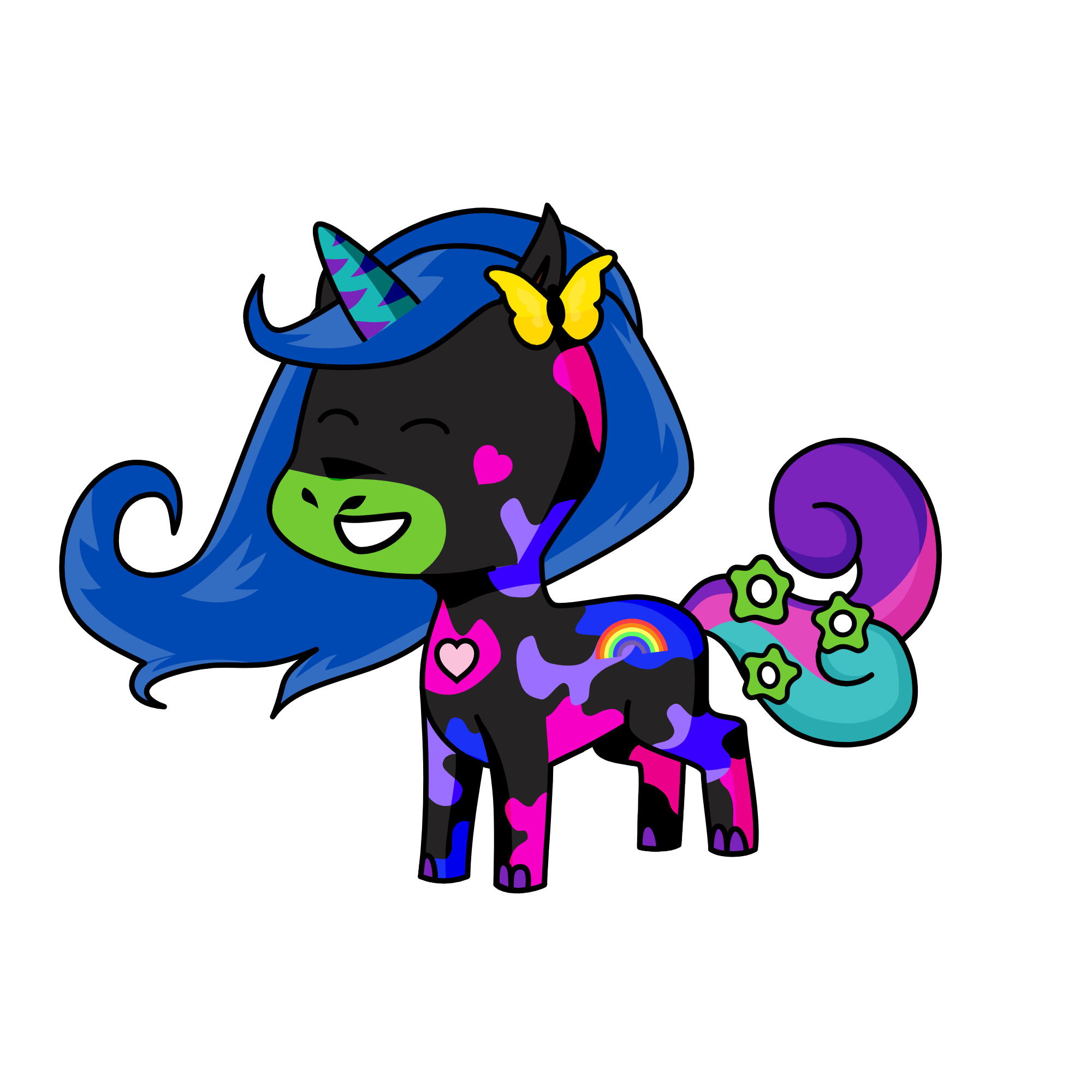 Pretty Girl, the unicorn