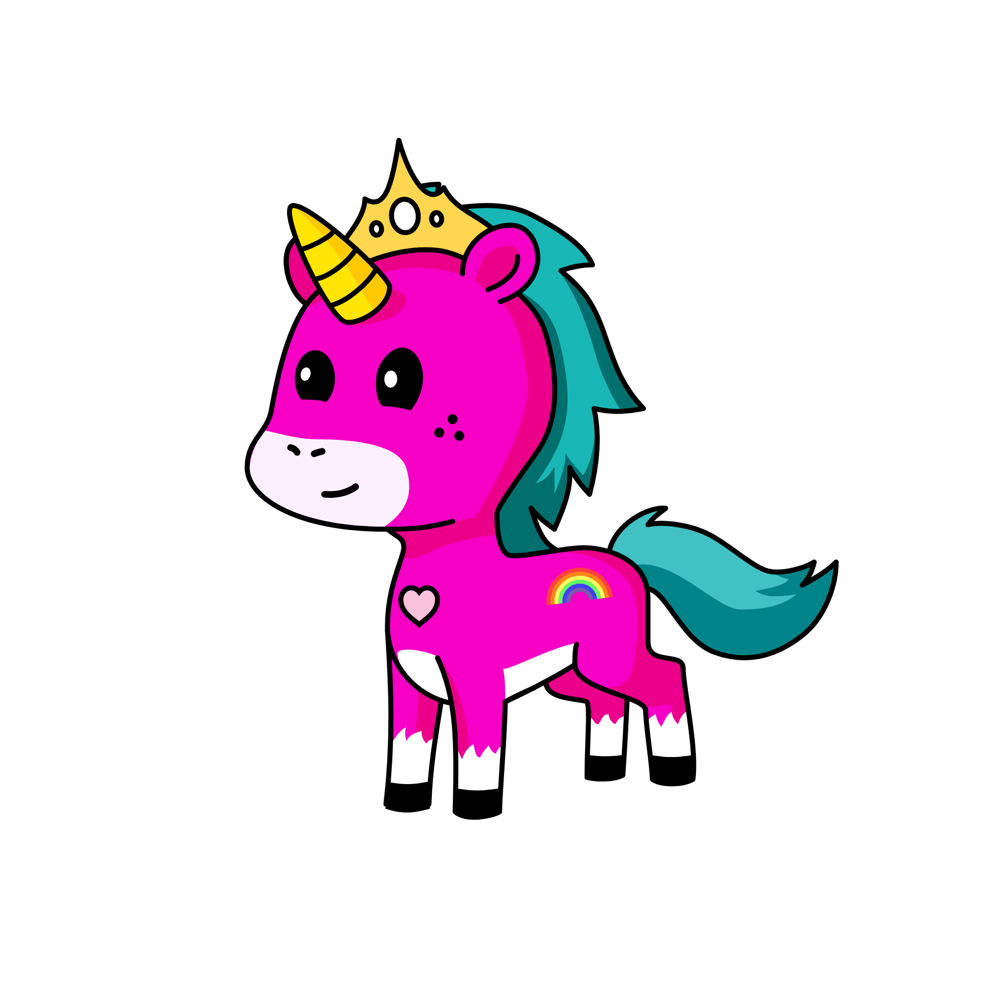 Queen, the unicorn