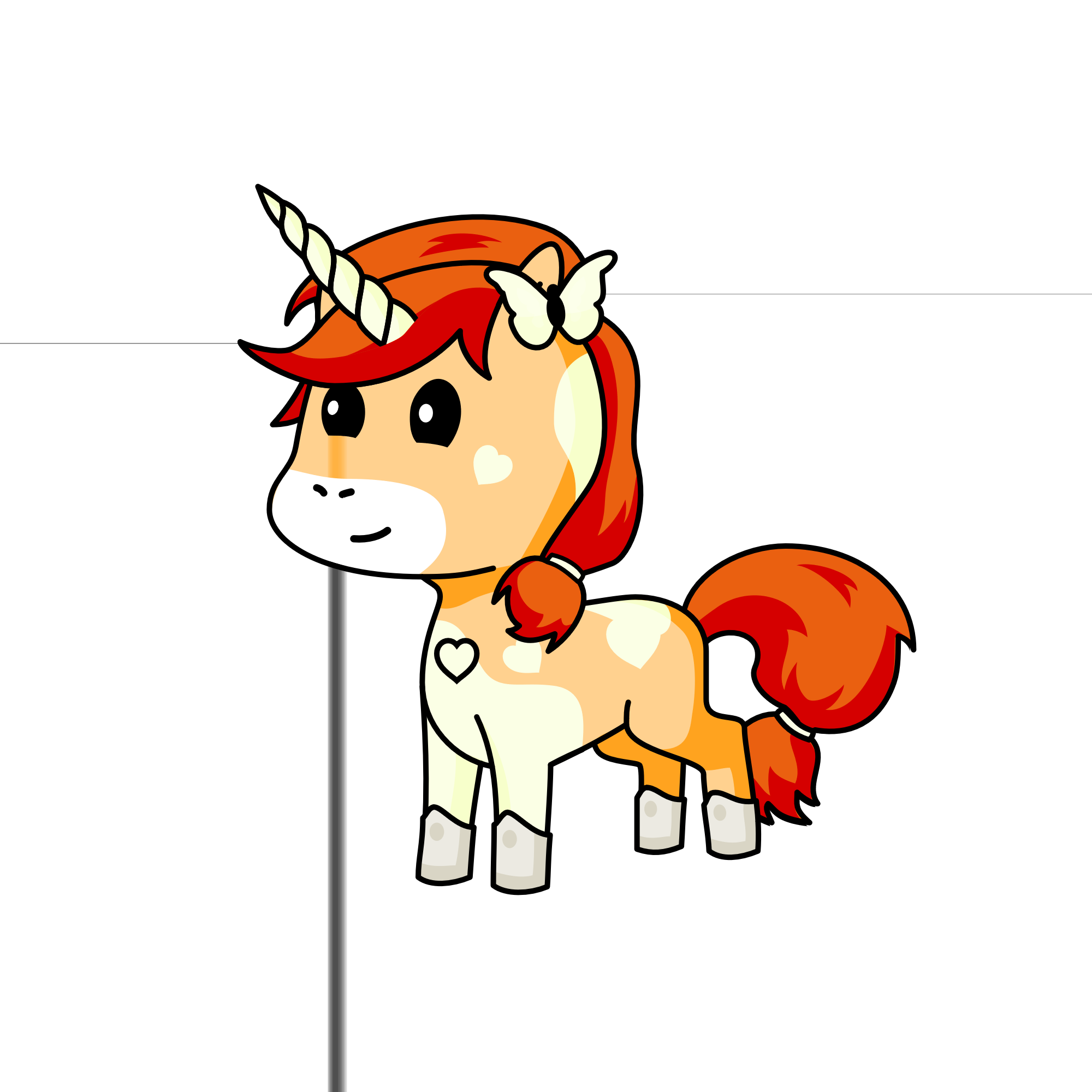 Meshuga, the unicorn