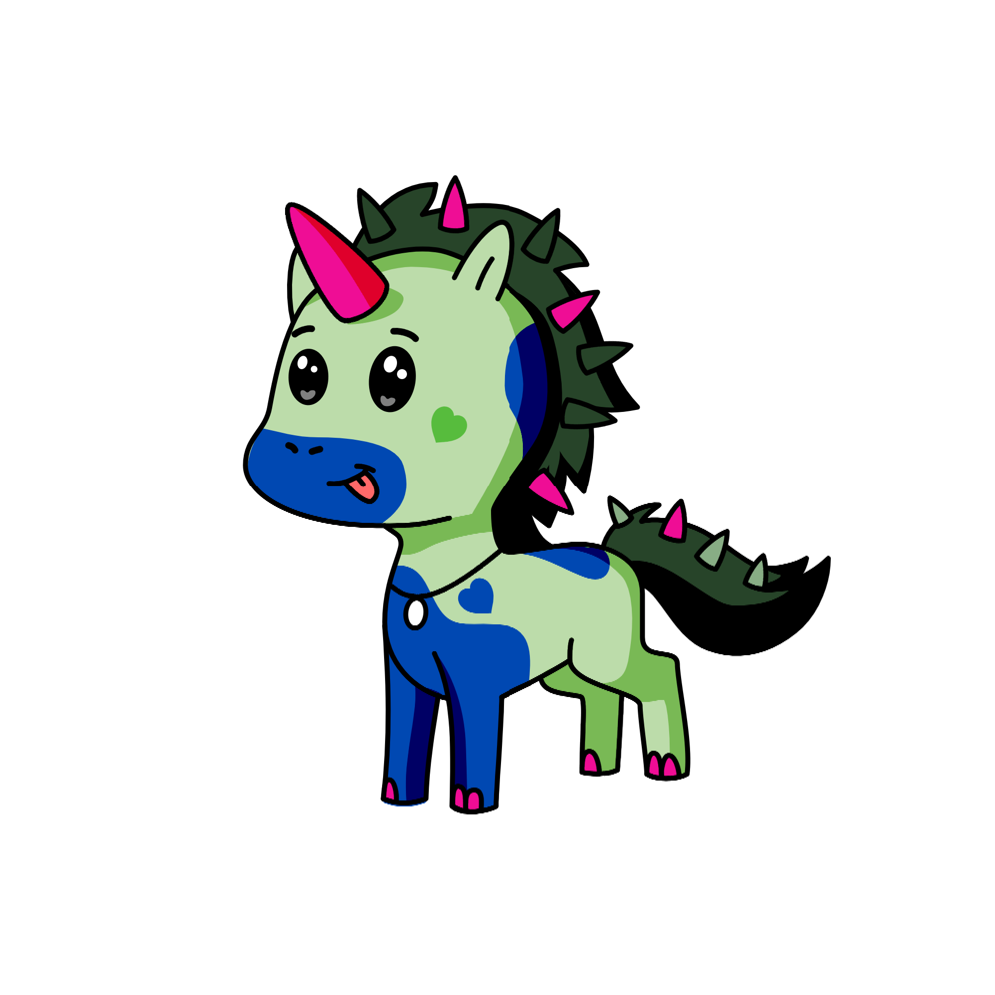 Nubes, the unicorn