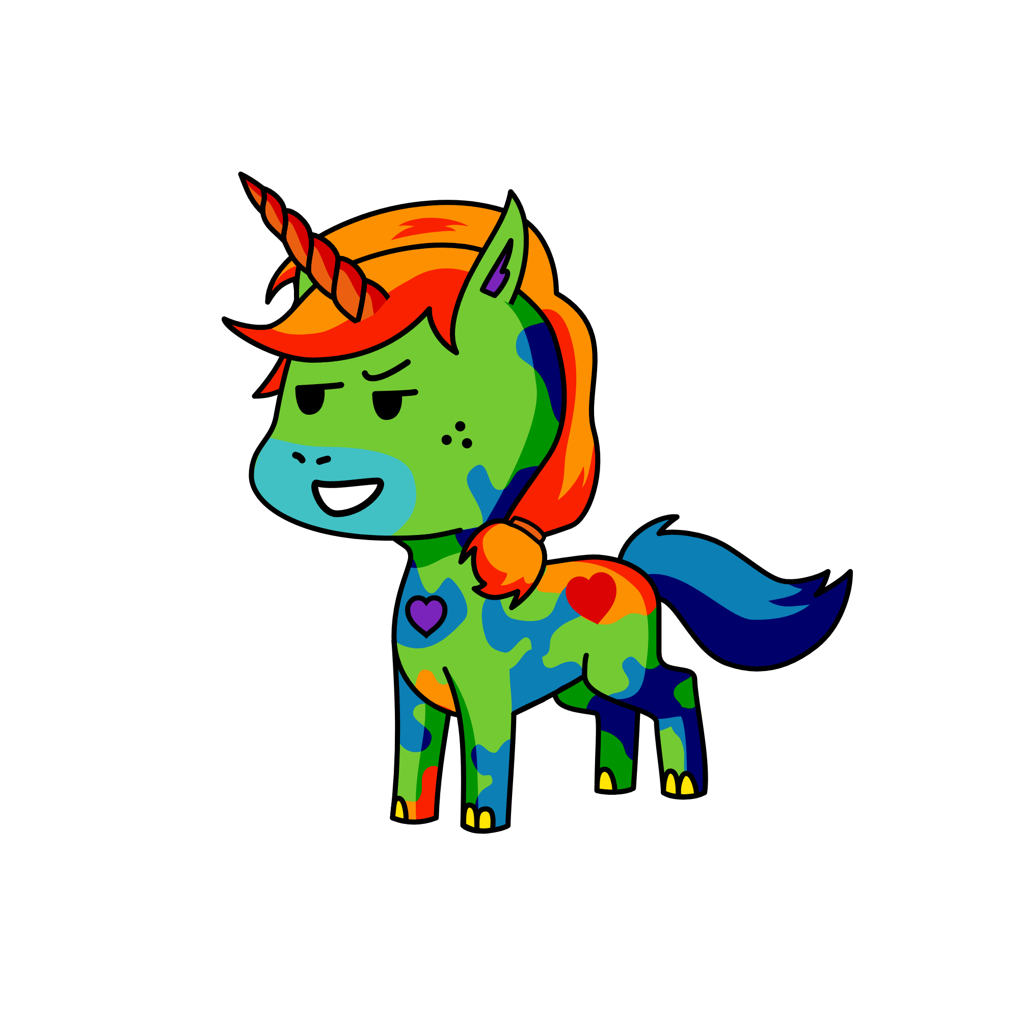wowkorn, the unicorn