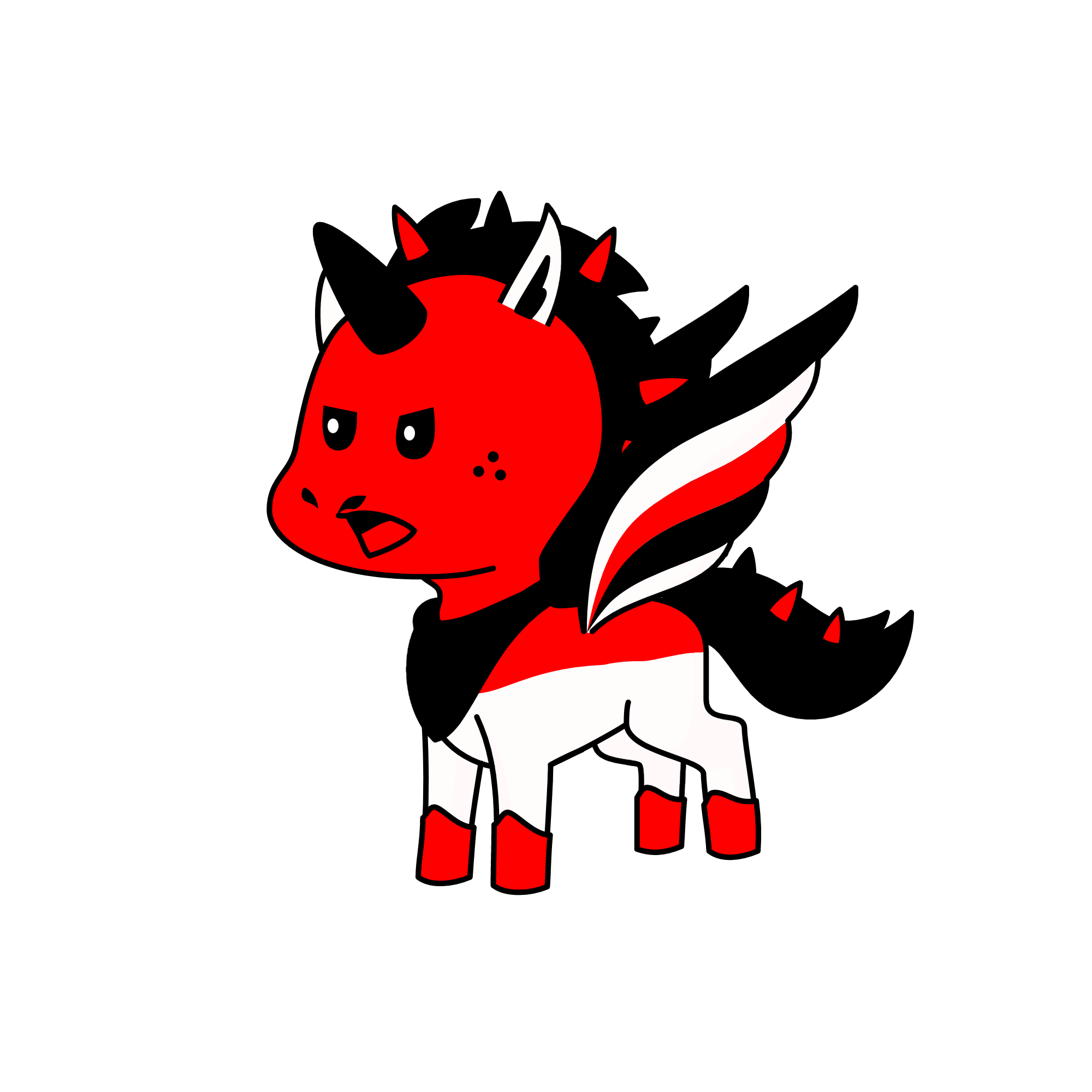 Card Guards(Alice in Wonderland), the unicorn