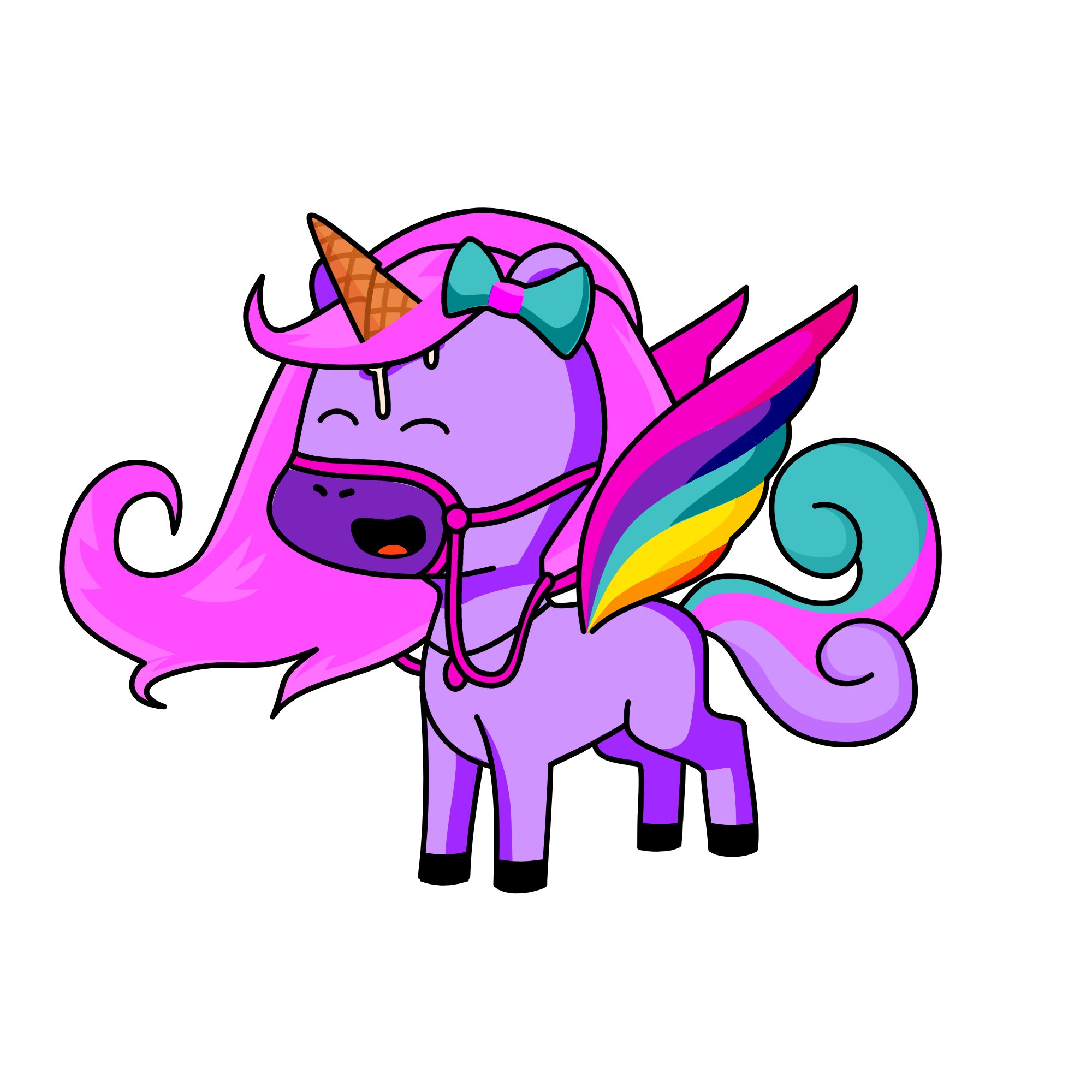 My Beautiful Unicorn, the unicorn