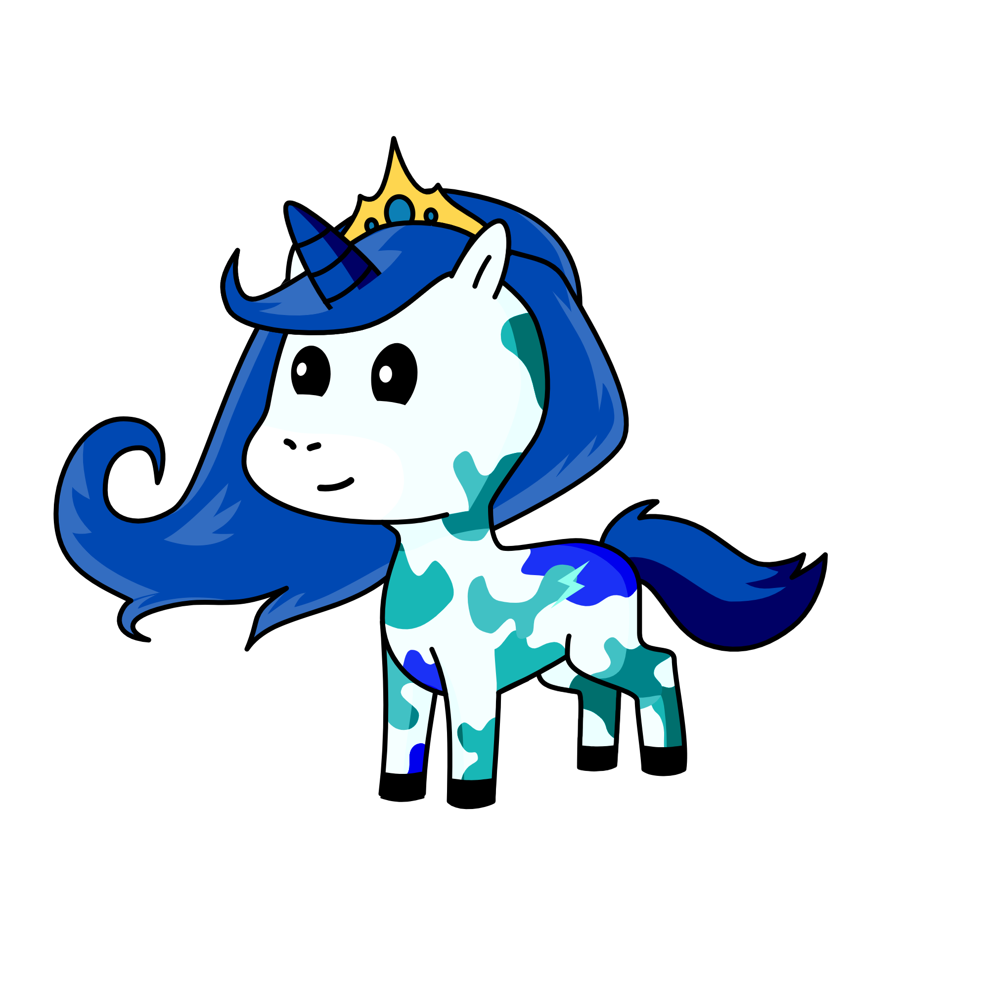Snow, the unicorn