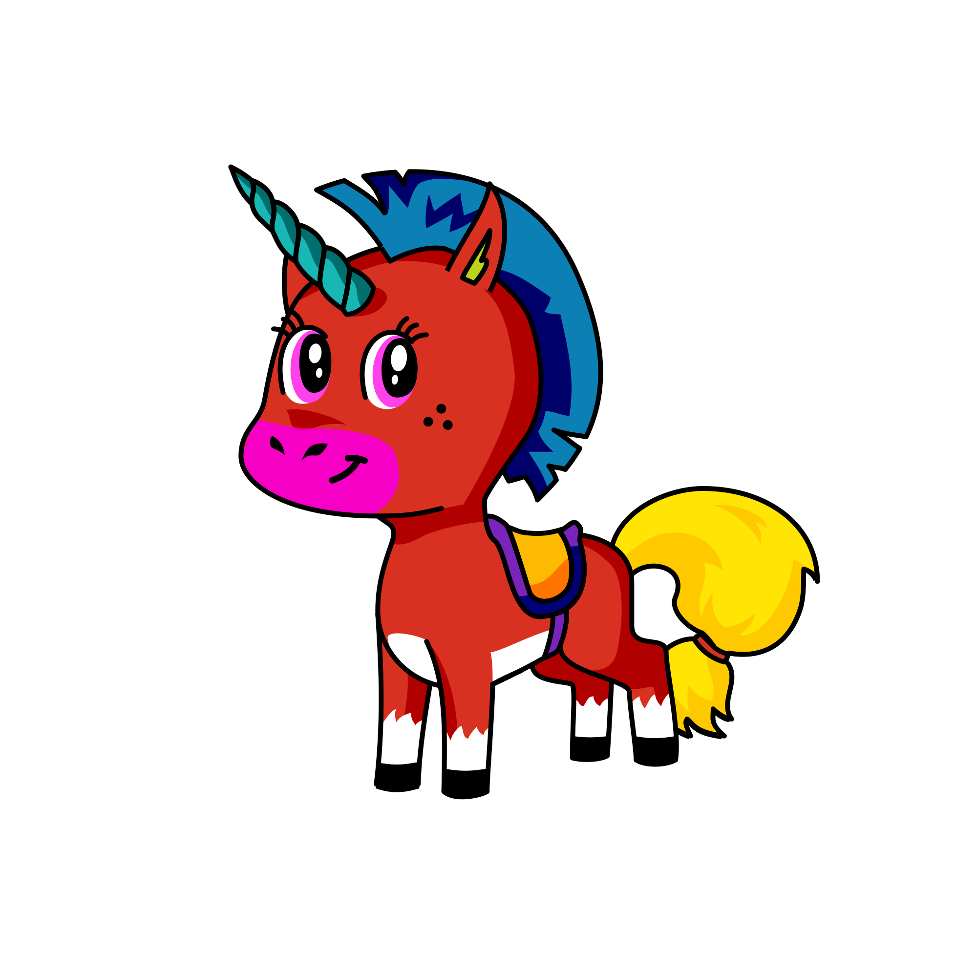 Dazy, the unicorn