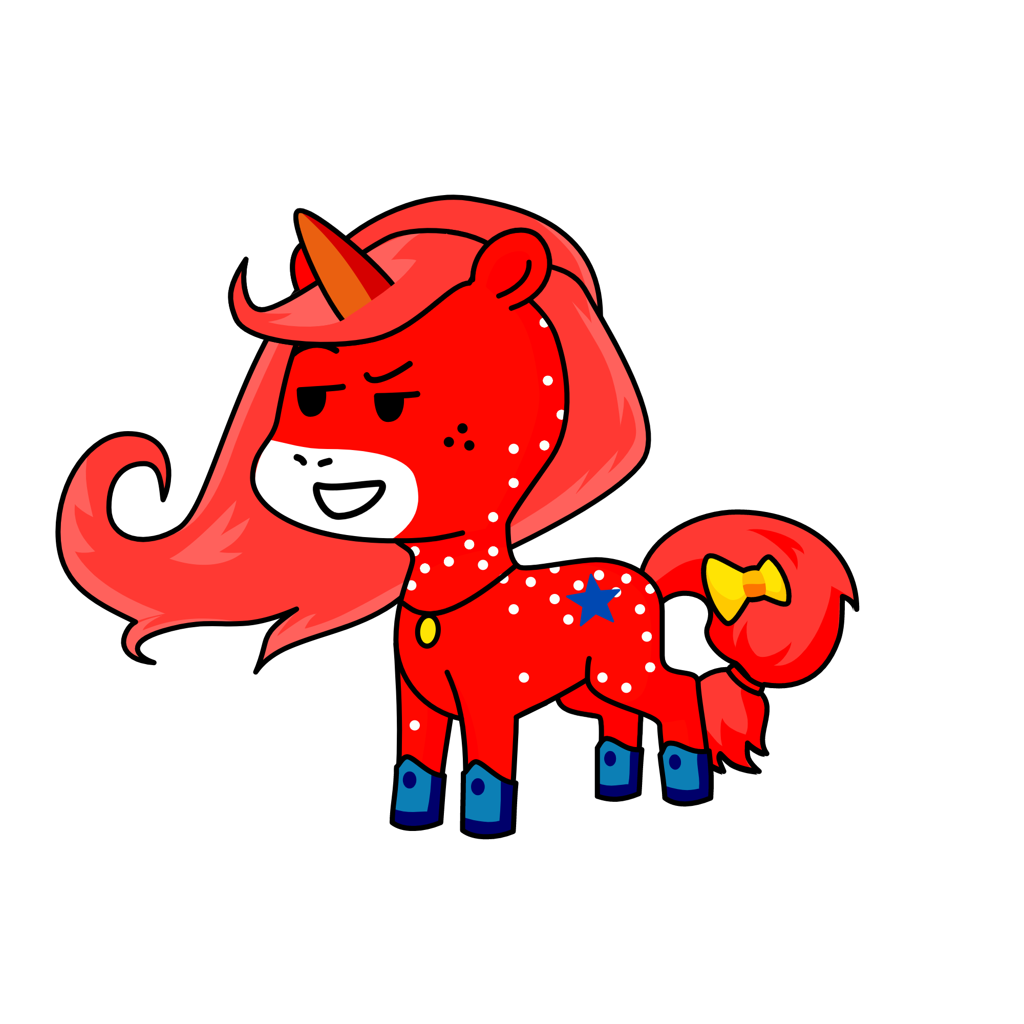 stawbery, the unicorn