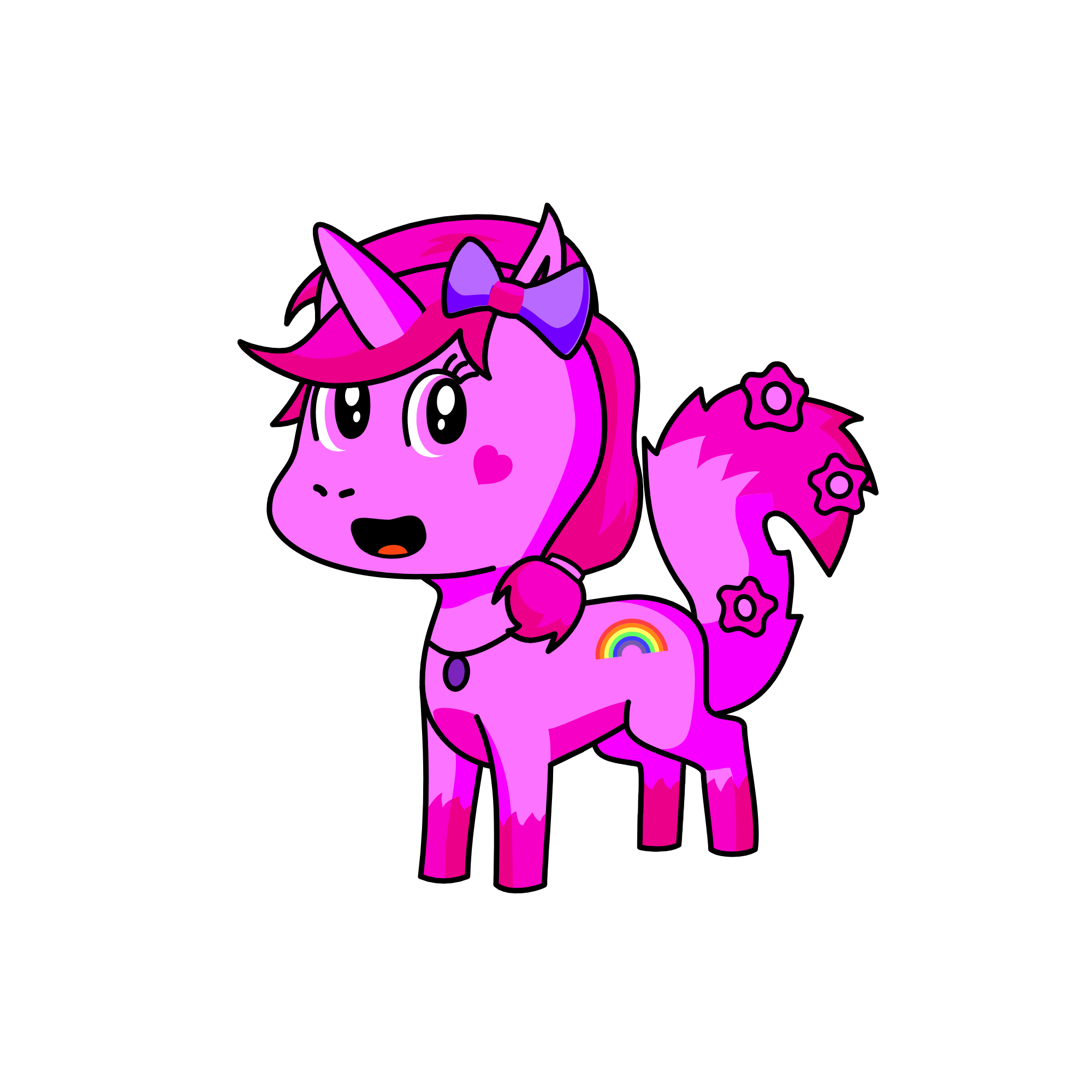 pinky, the unicorn