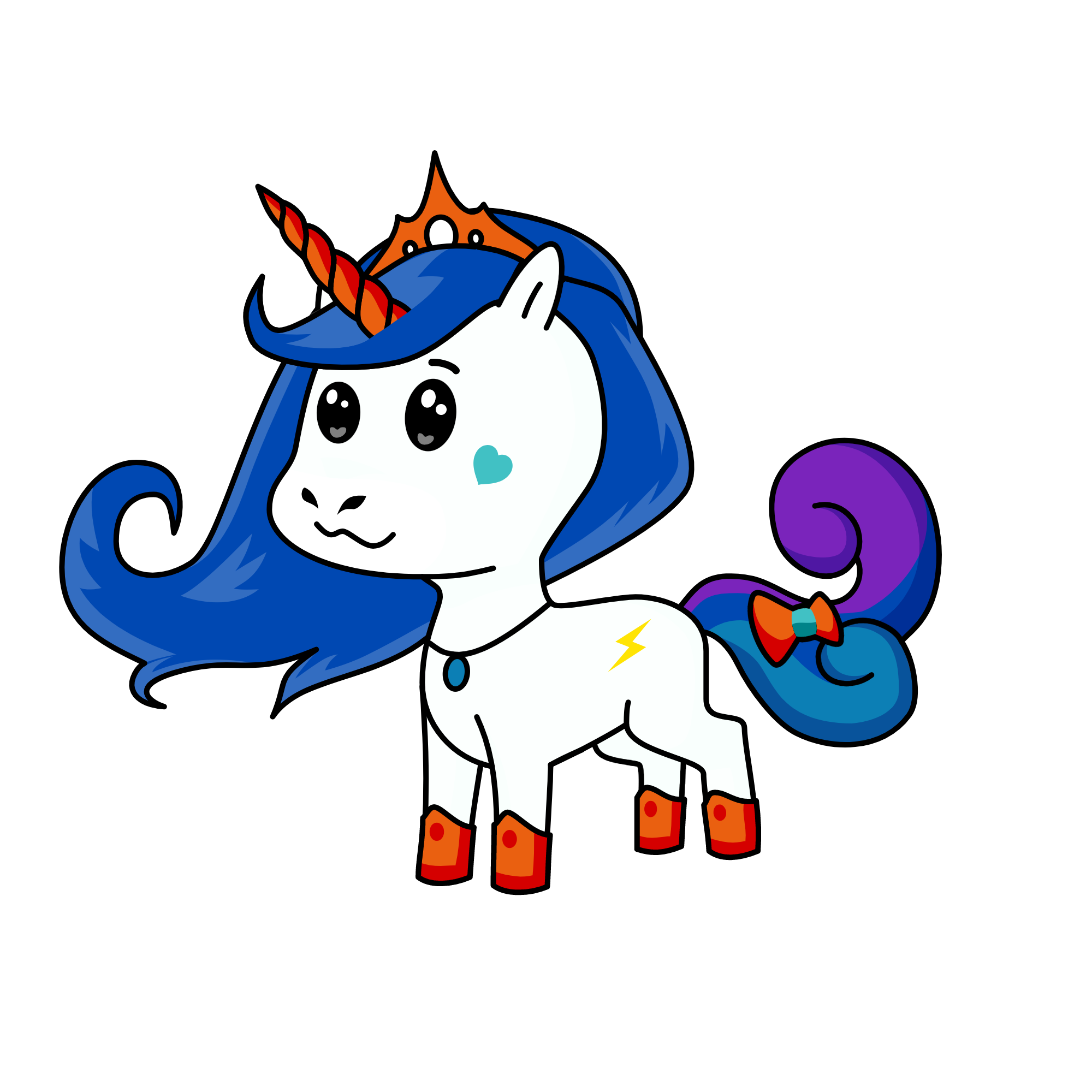 quin of snow wing, the unicorn
