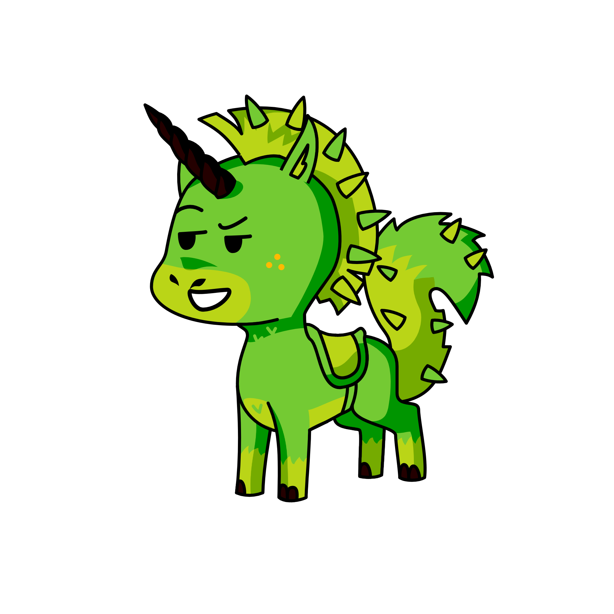 BARF FAT MAN, the unicorn