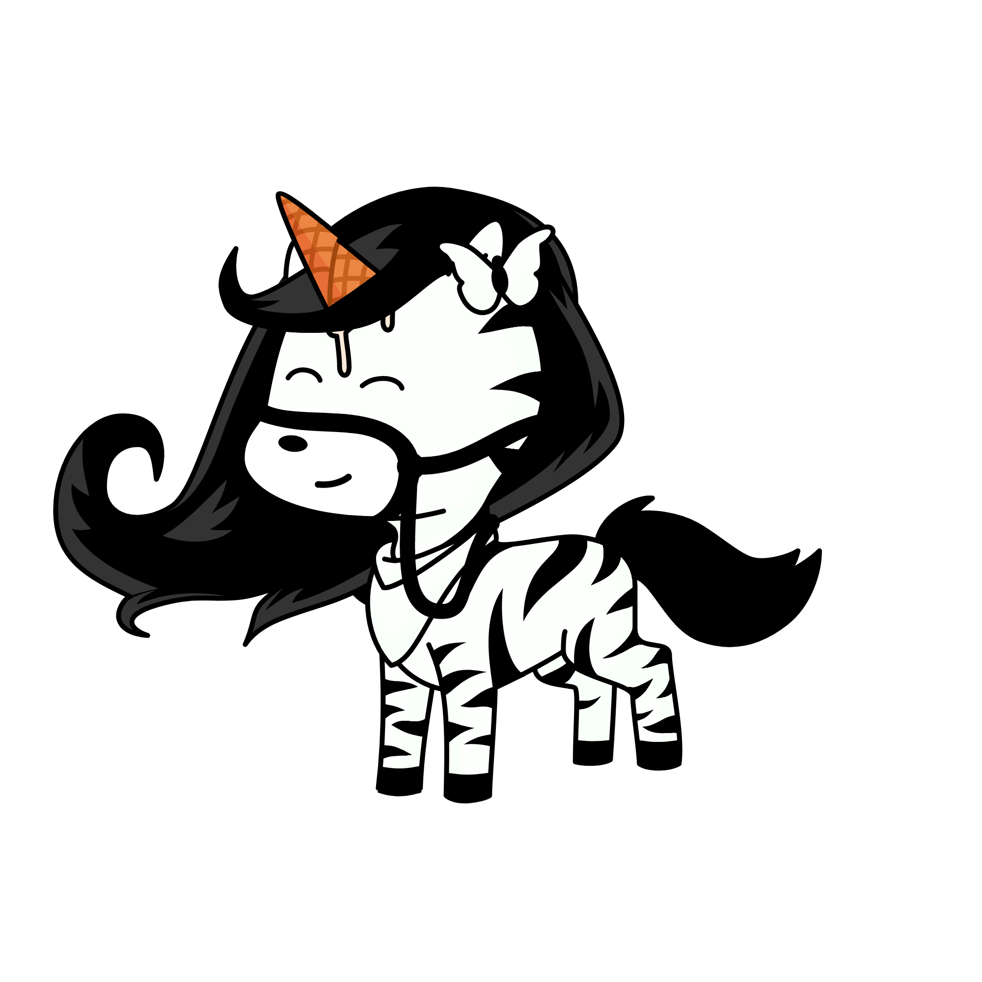 zebra, the unicorn