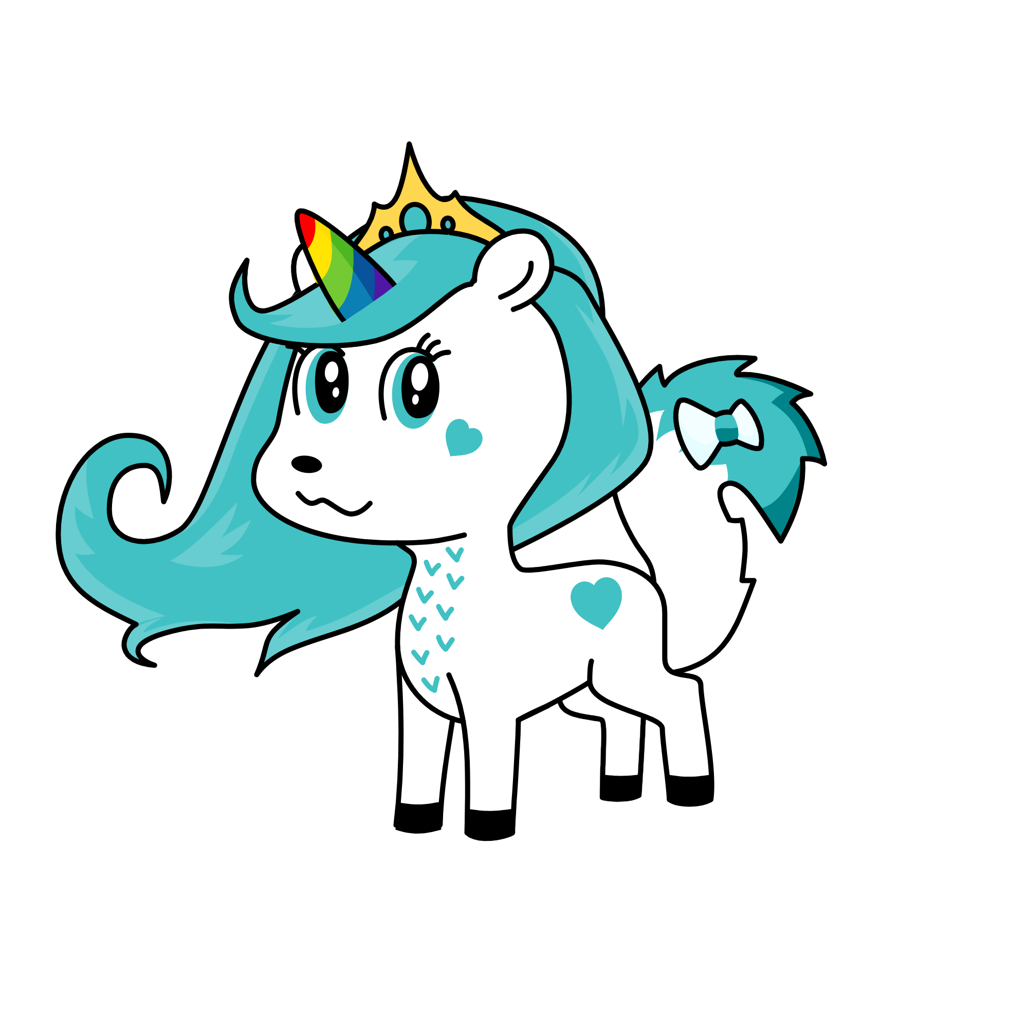 Mint, the unicorn