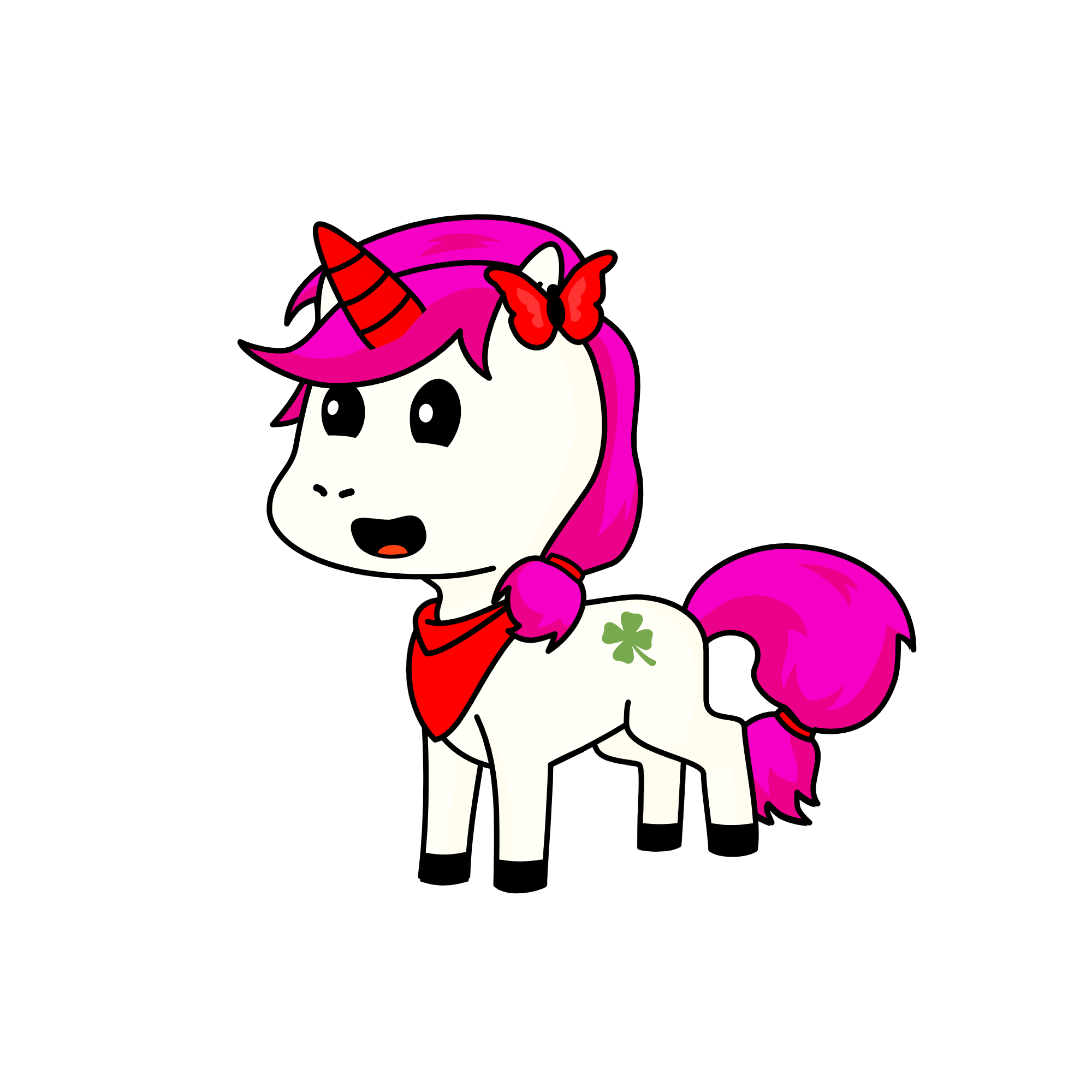 Pinky, the unicorn